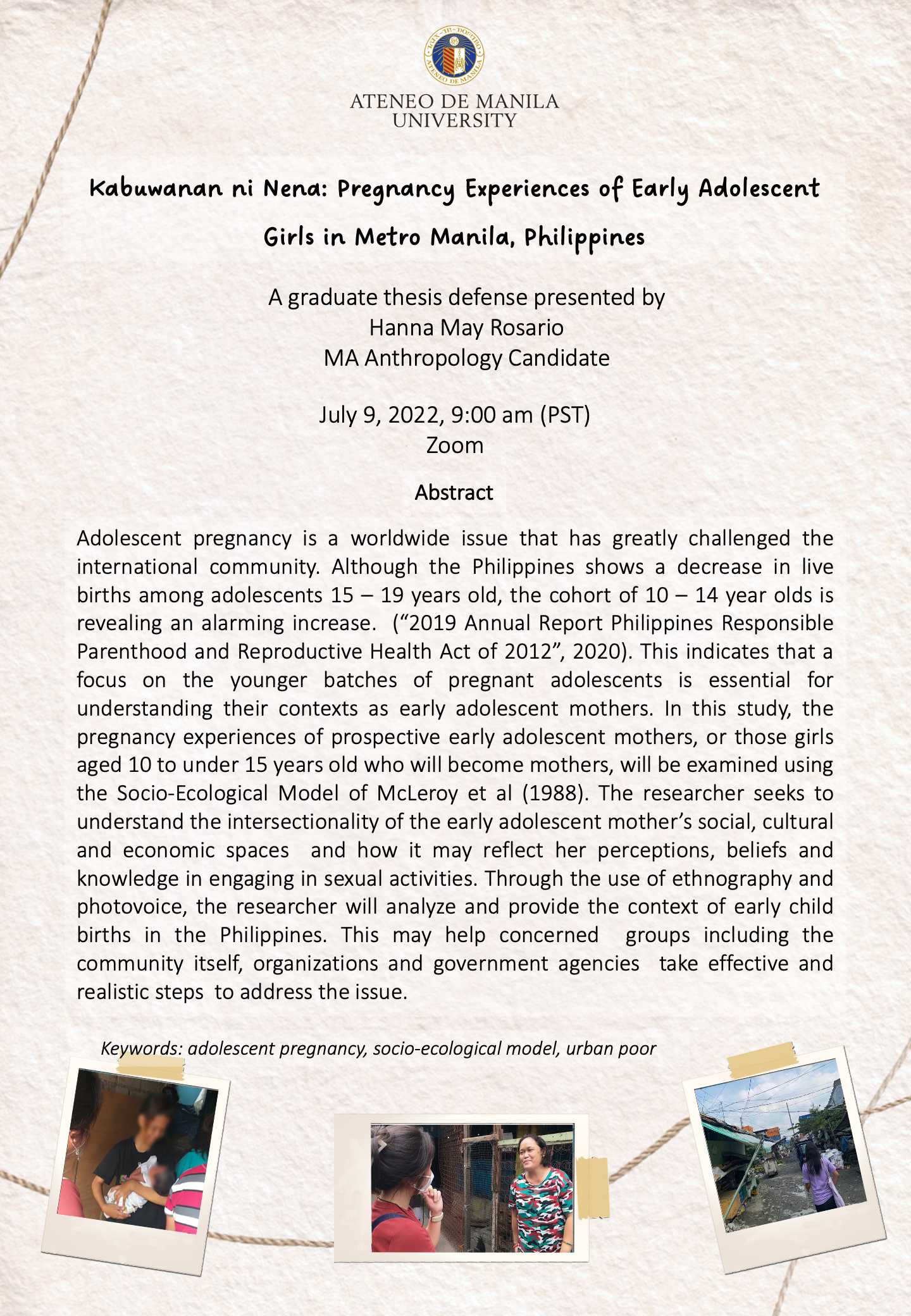 Thesis Defense Submit