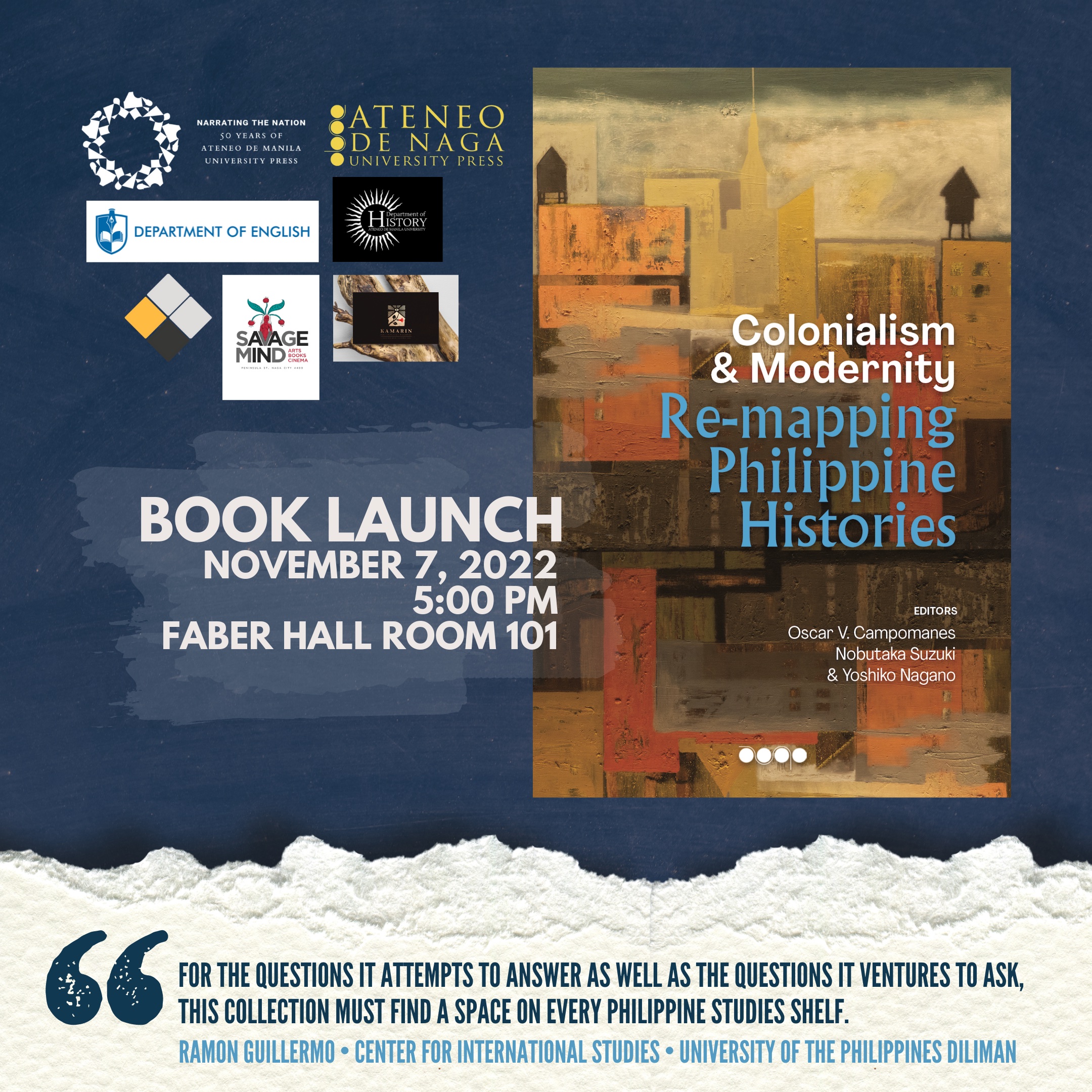 Colonialism & Modernity: Re-mapping Philippine Histories