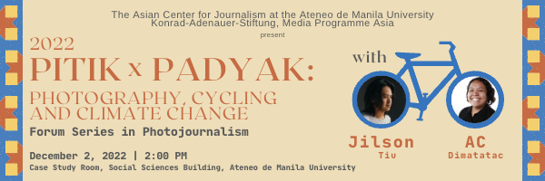 Pitik x Padyak: Photography, Cycling and Climate Change