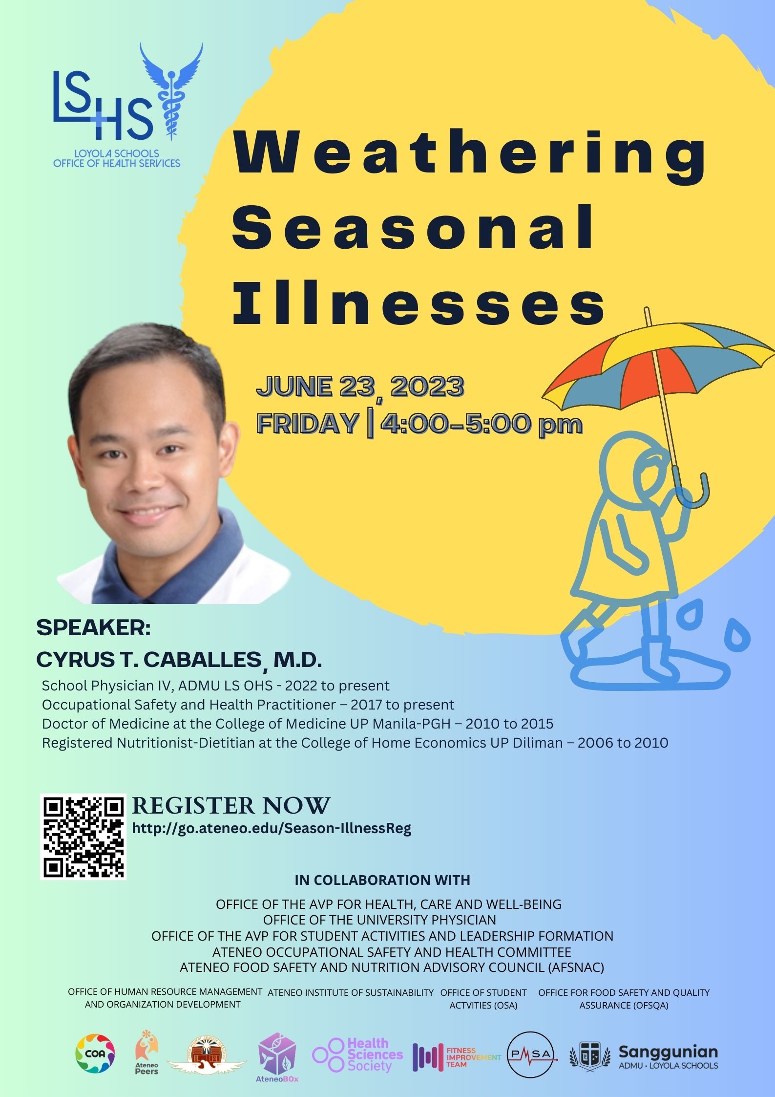 Weathering Seasonal Illnesses Poster