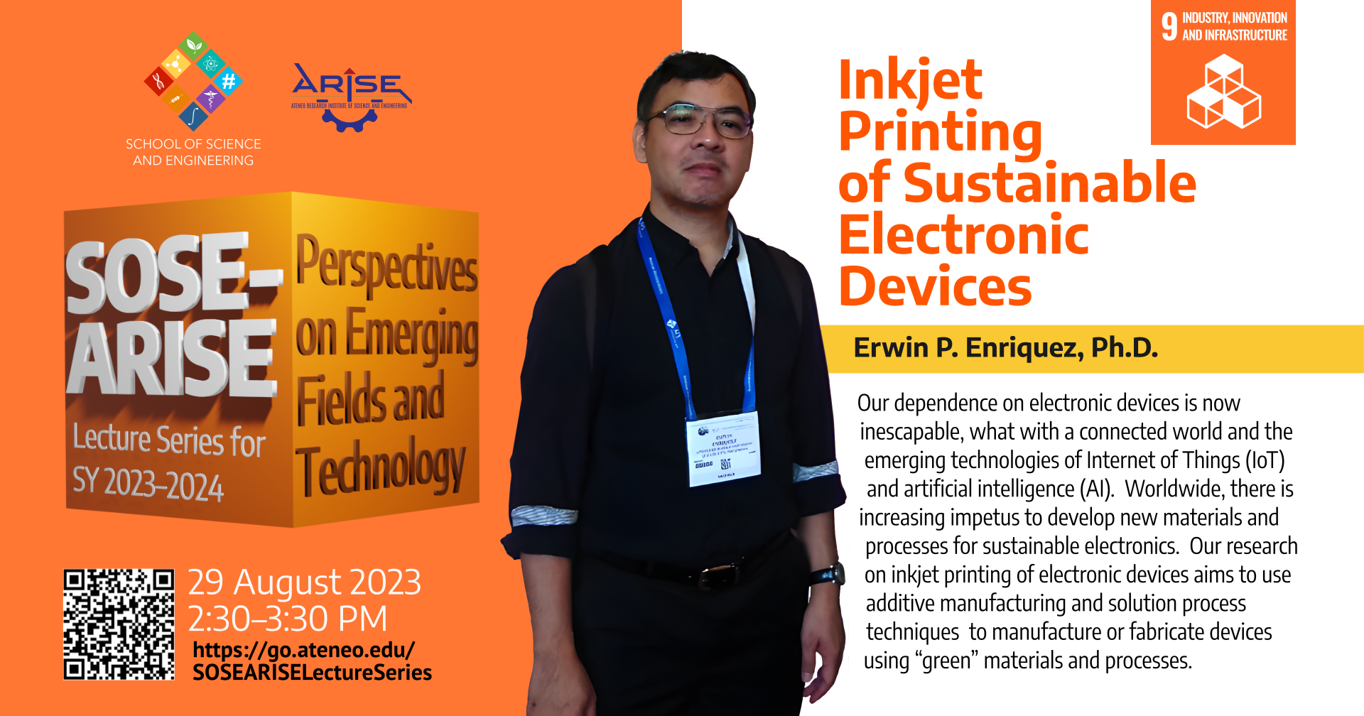 Poster for Lecture Series