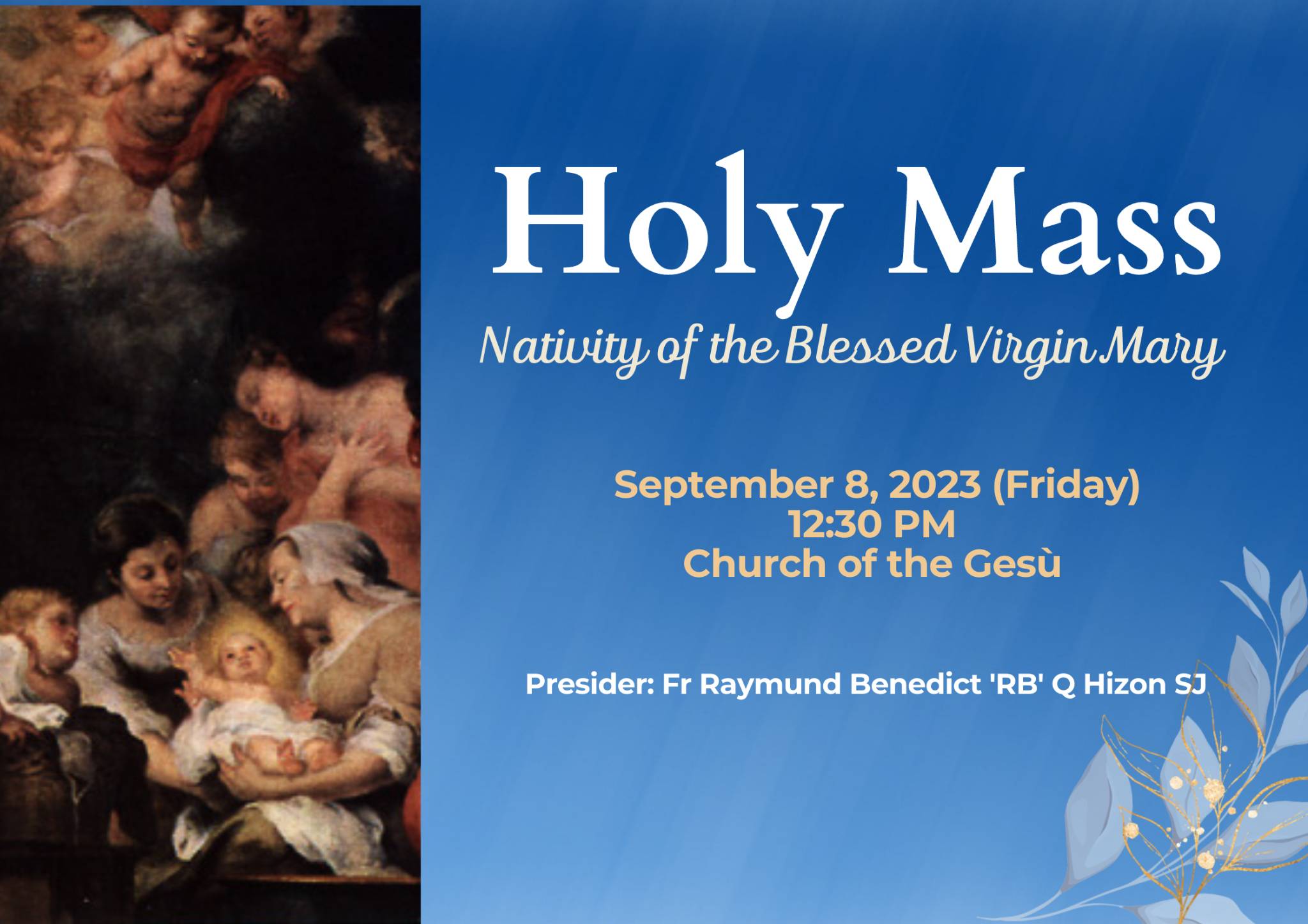 Nativity of the Blessed Virgin Mary