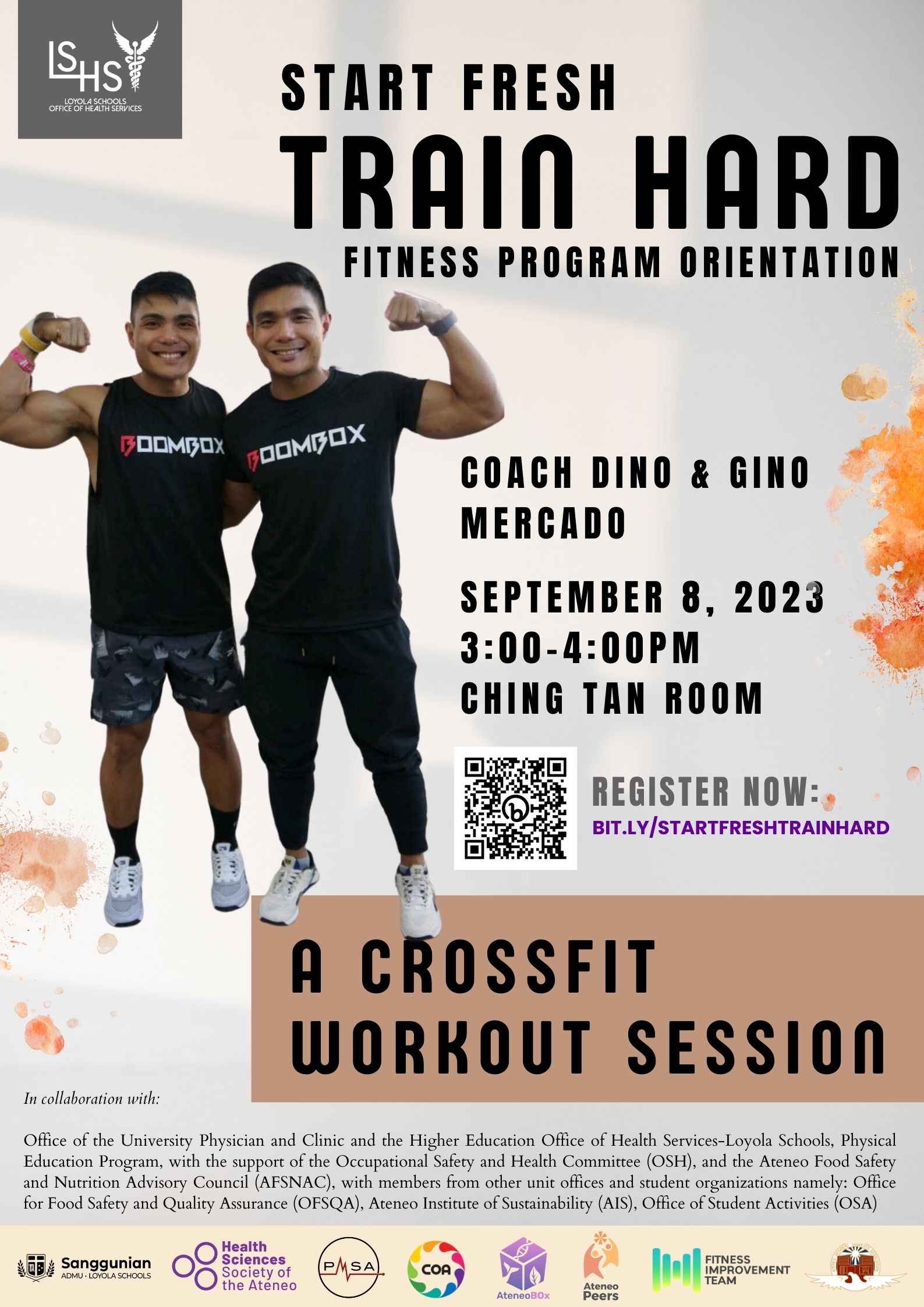 Start Fresh, Train Hard Orientation