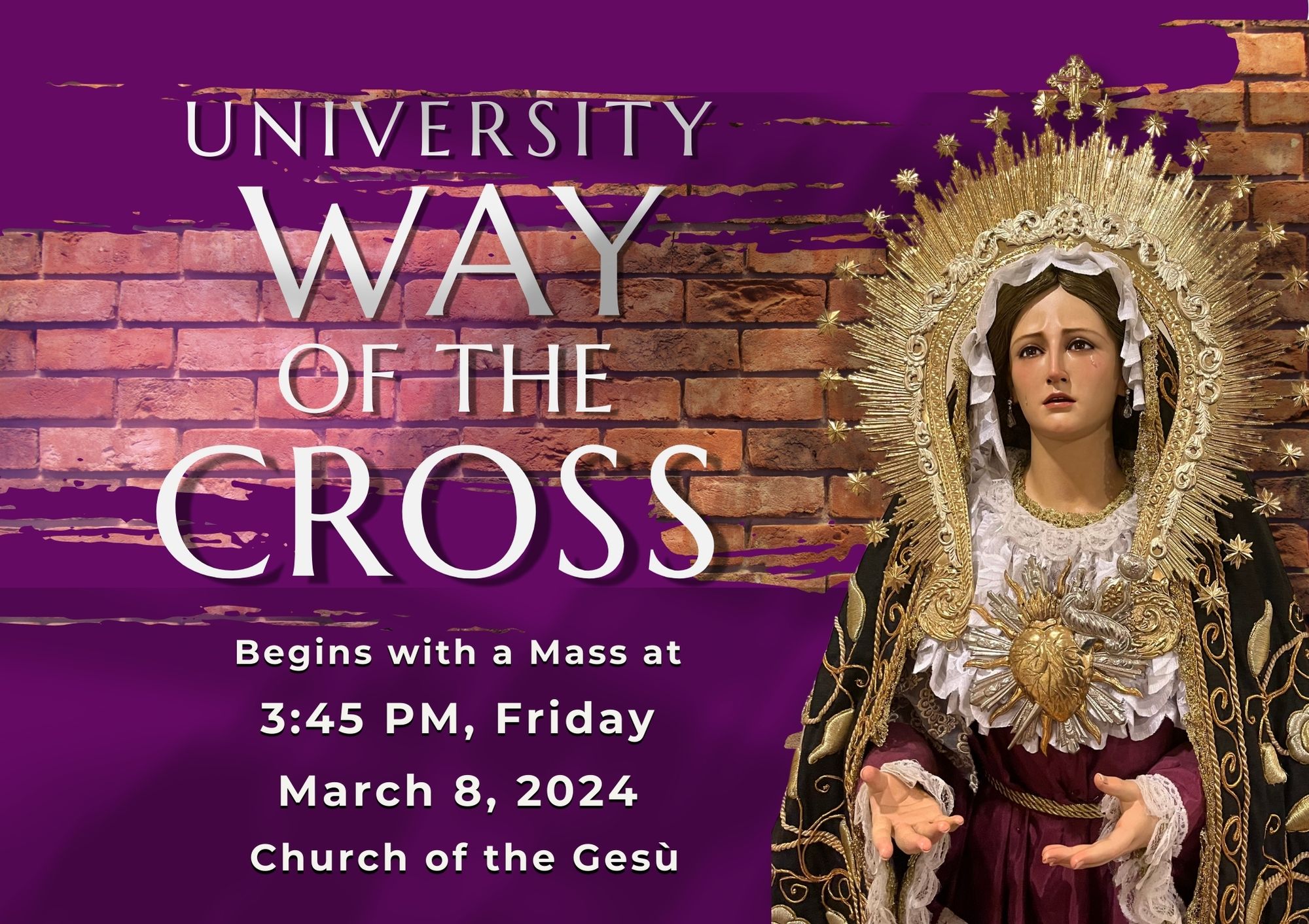 University Way of the Cross 2024