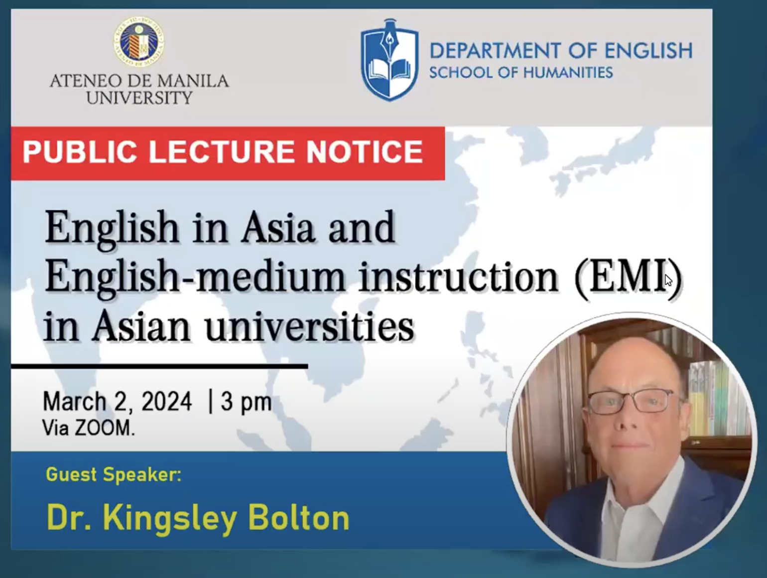 Bolton Lecture Poster