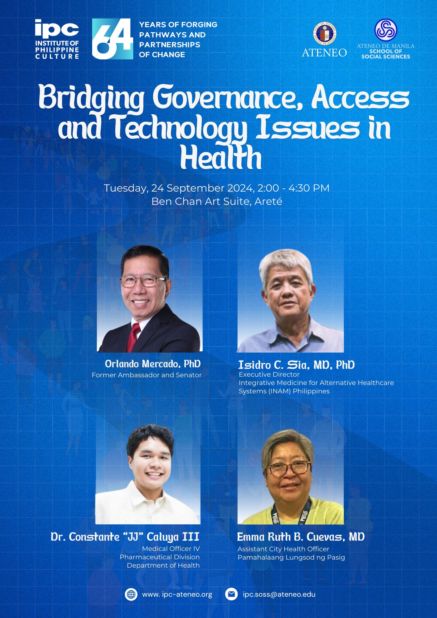 Bridging Governance, Access and Technology Issues in Health