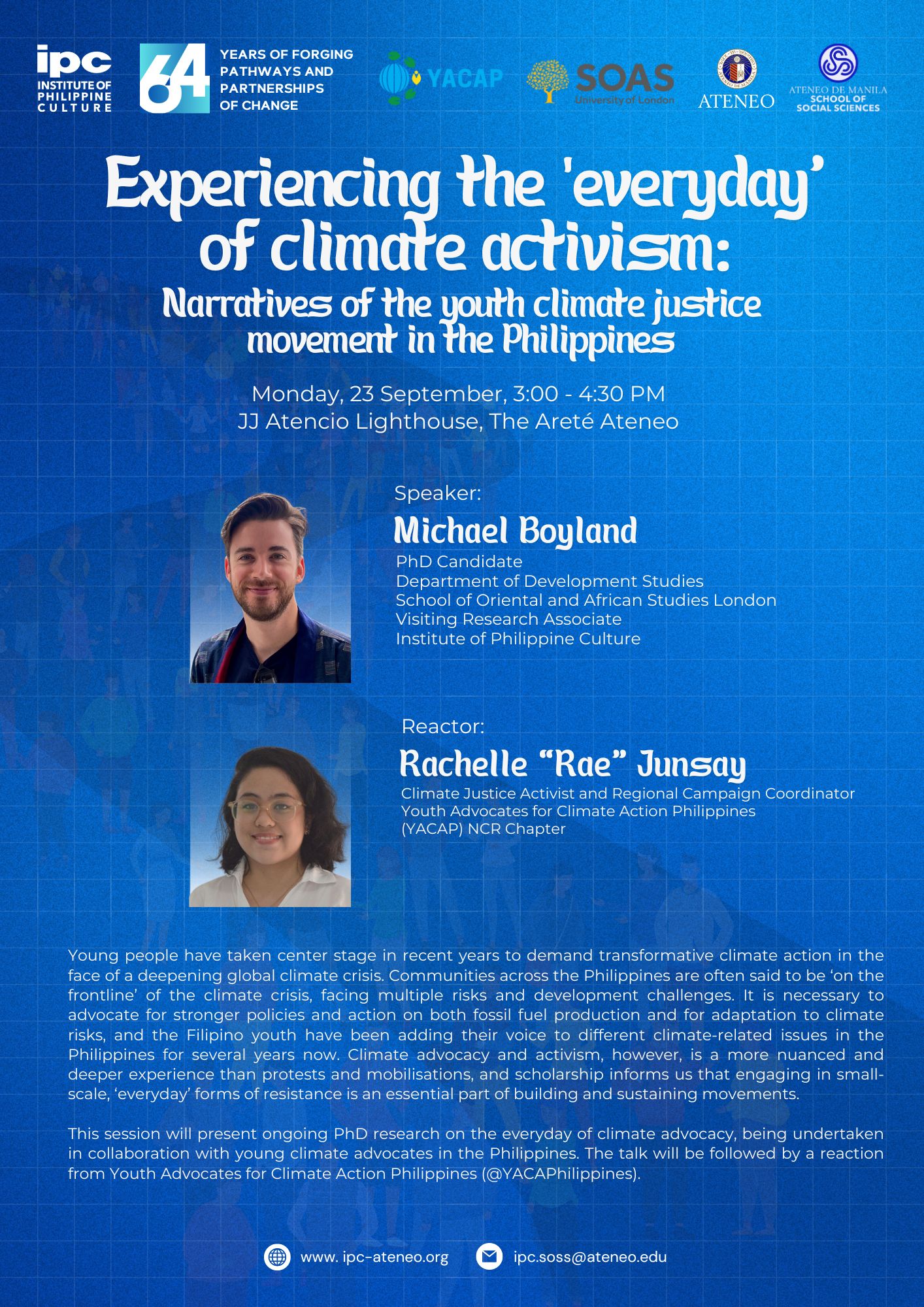 Experiencing the 'everyday’ of climate activism Narratives of the youth climate justice movement in the Philippines
