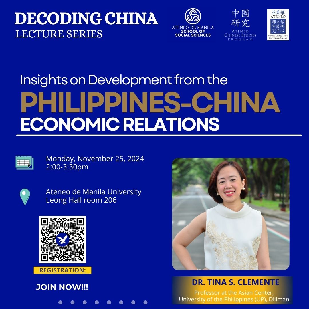 Insights on Development from the Philippines-China Economic Relations