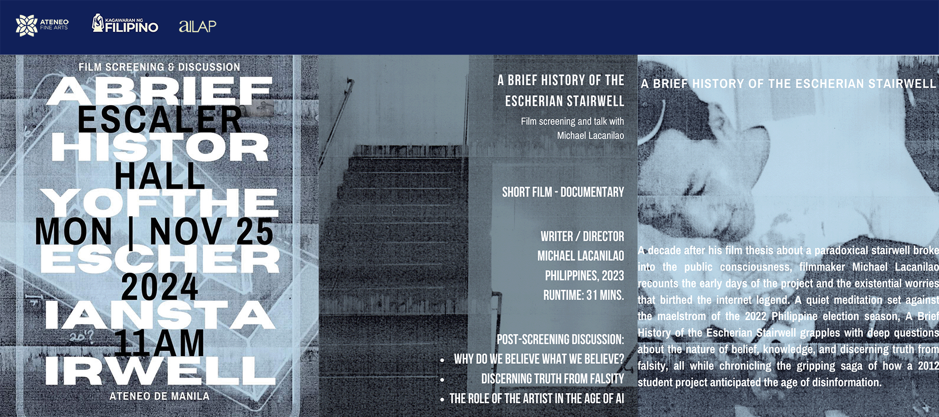 Unraveling the Staircase of Deception: Film Screening & Open Forum