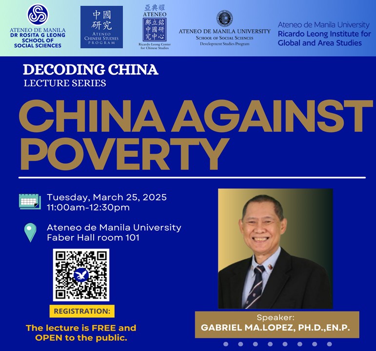 Decoding China Lecture Series: China Against Poverty