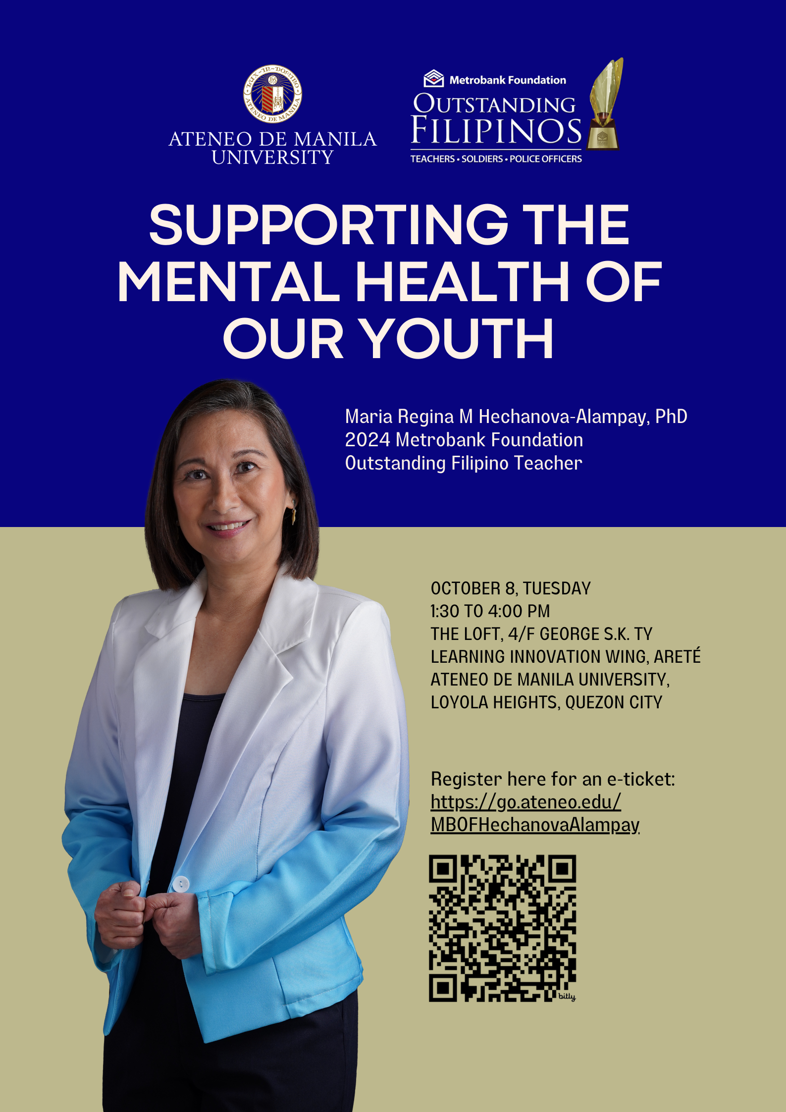 Dr Alampay is an awardee of this year’s Metrobank Foundation Outstanding Filipinos