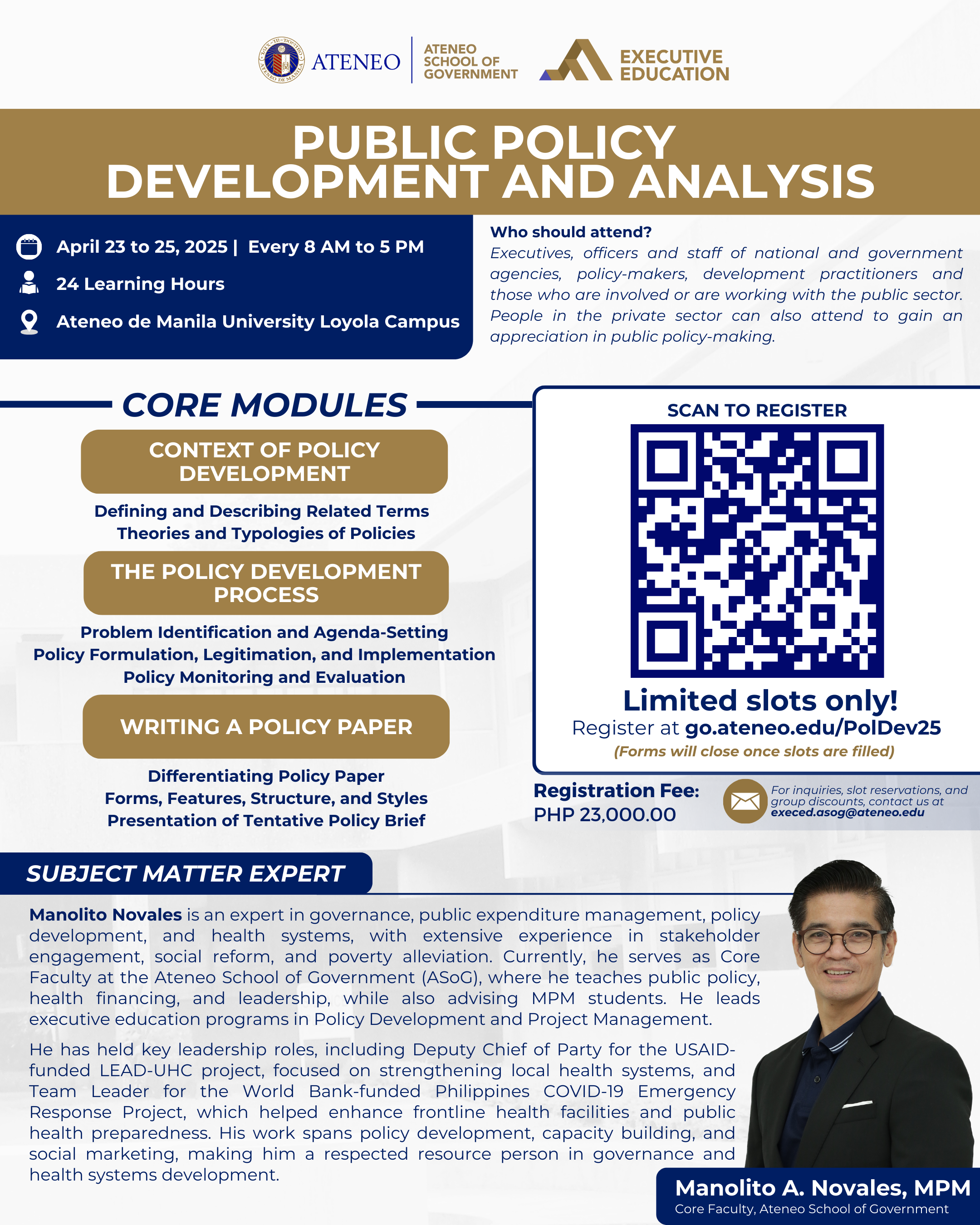 Public Policy Development and Analysis Poster