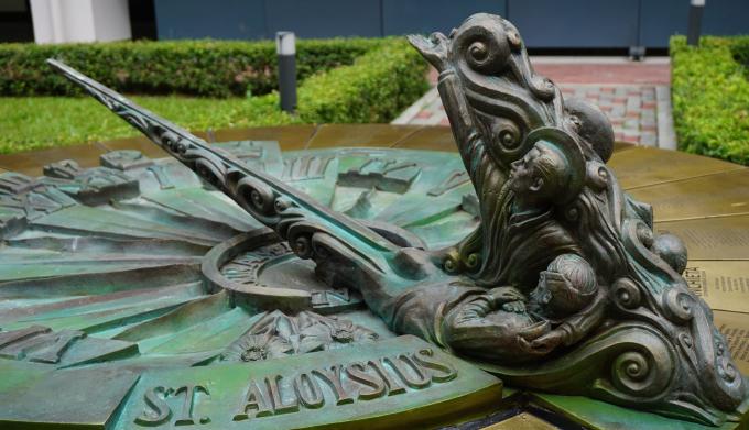 “Saint Aloysius as he cares for the dying, arm outstretched, seemingly reaching to the heavens in prayer and entreaty” 