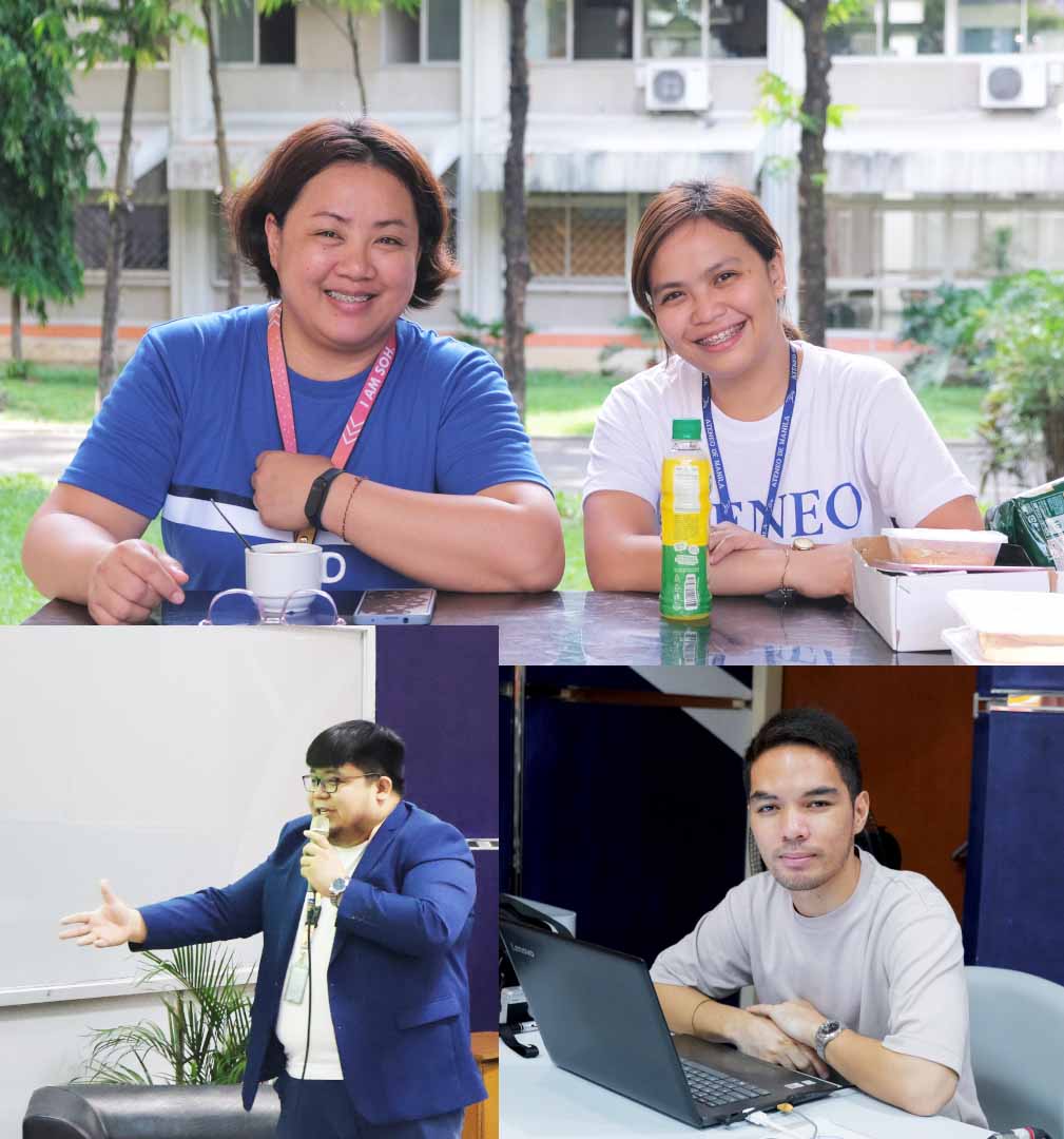 ADMU faculty and staff behind the scenes