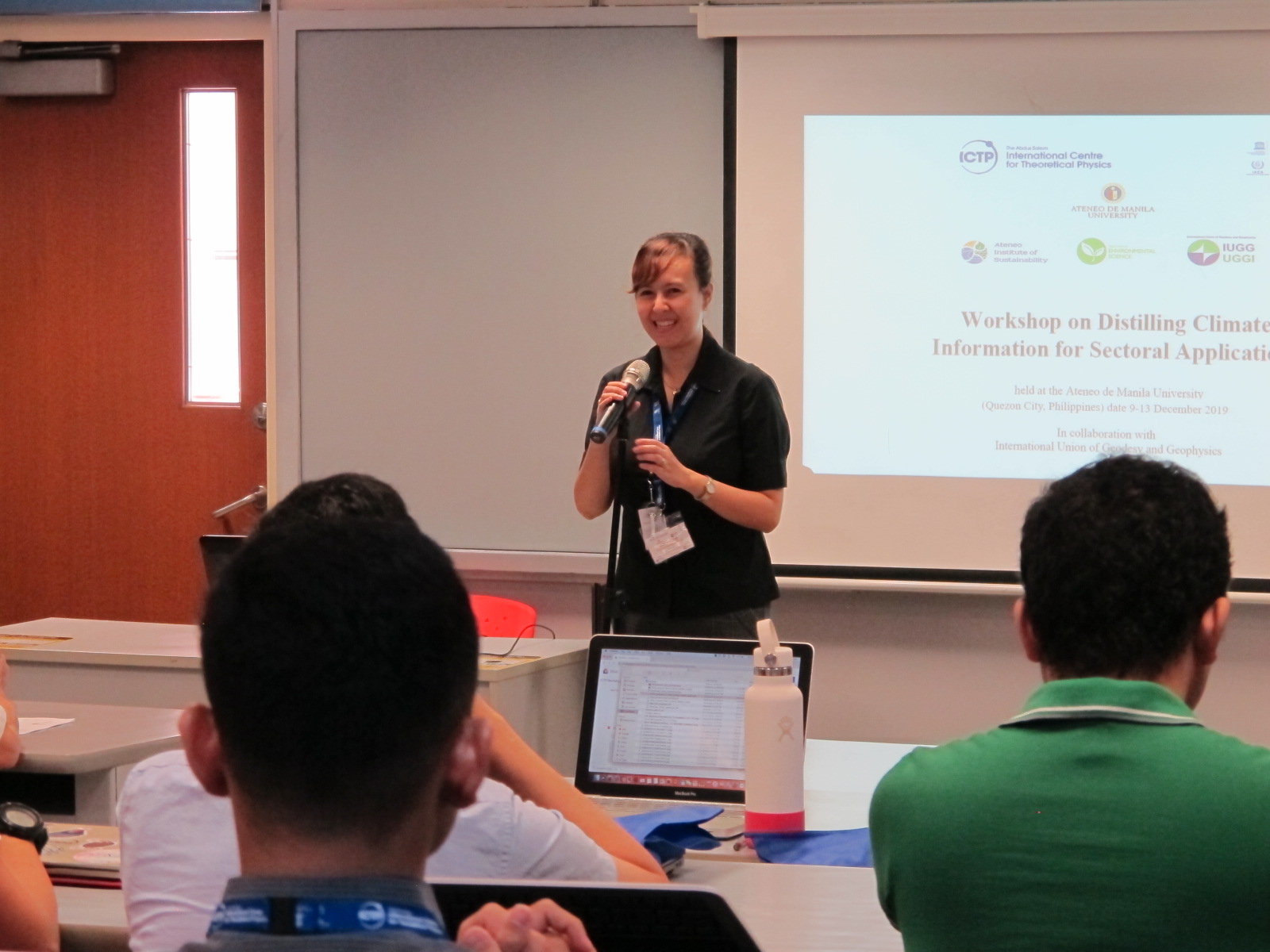 Dr. Gotangco Gonzales, head of AIS CCDR Program, during the opening session