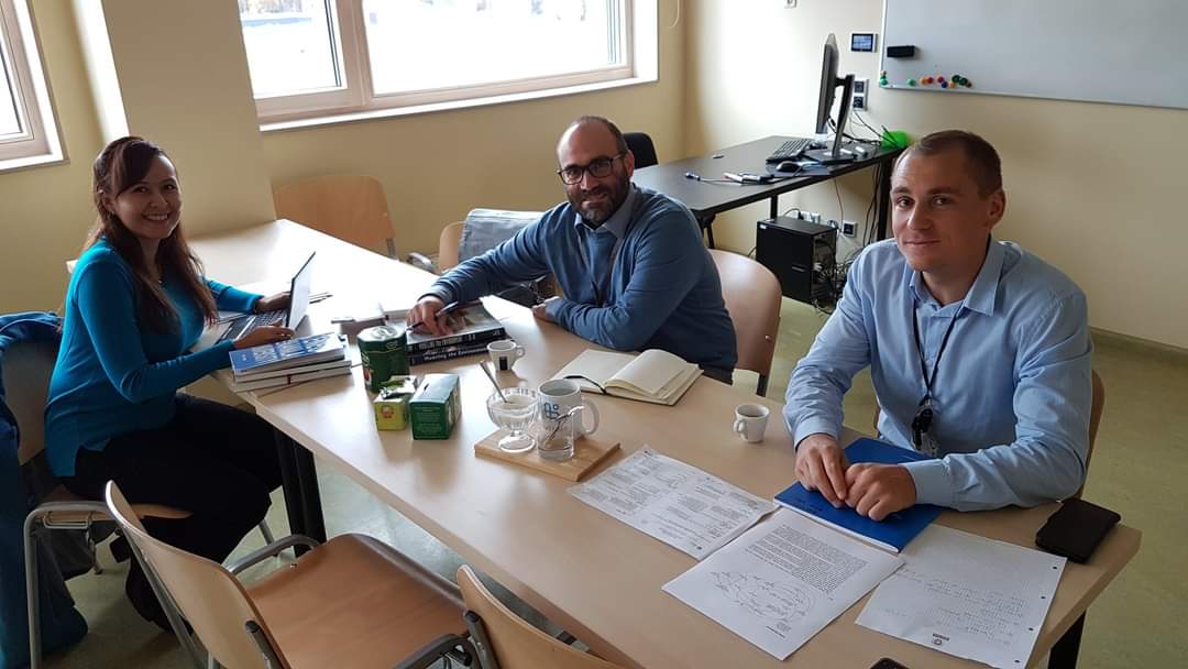 Dr. Charlotte Kendra Gotangco Gonzales (left) with Dr. Francesco Ramagnoli (middle) and Mr. Maxims Feofilovs (right)