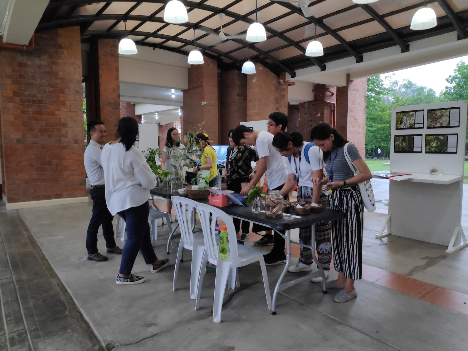 Visitors enjoying the Pop up Sensory Exhibit