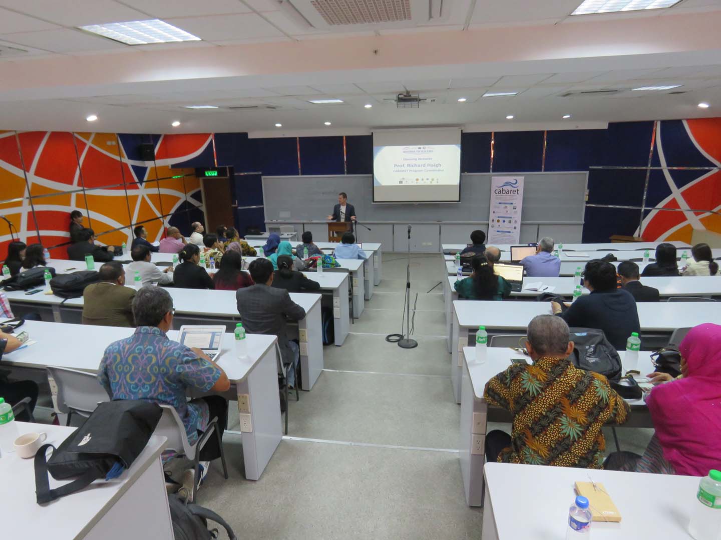 Professor Richard Haigh of the University of Huddersfield, UK, Director of the Global Disaster Resilience Centre and a lead proponent of the CABARET project