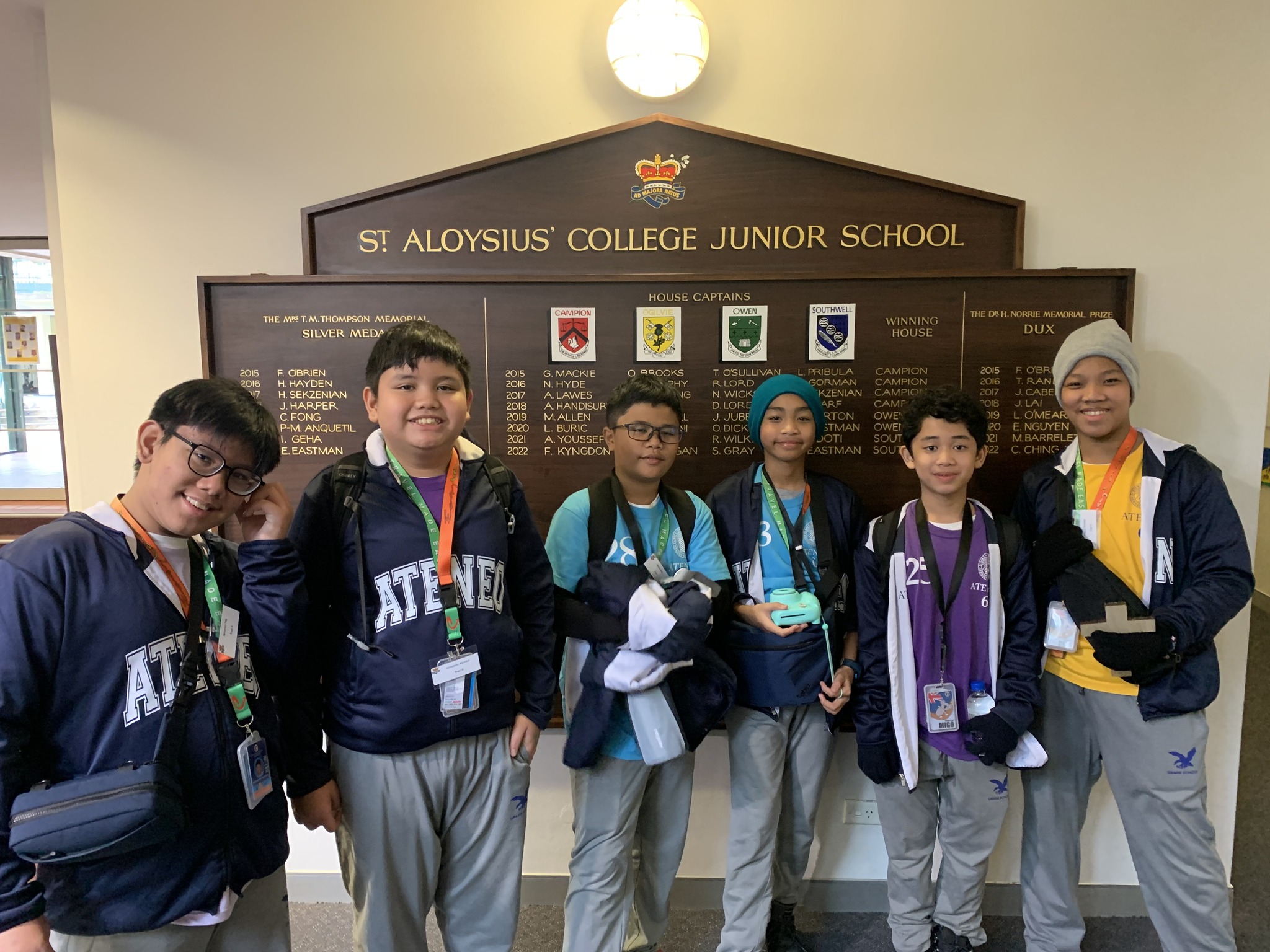 (L-R) RAC Ona, Iago Merino, Teo Selda, Surewynn Larga, Migo Sandoval, Gelo Serrano