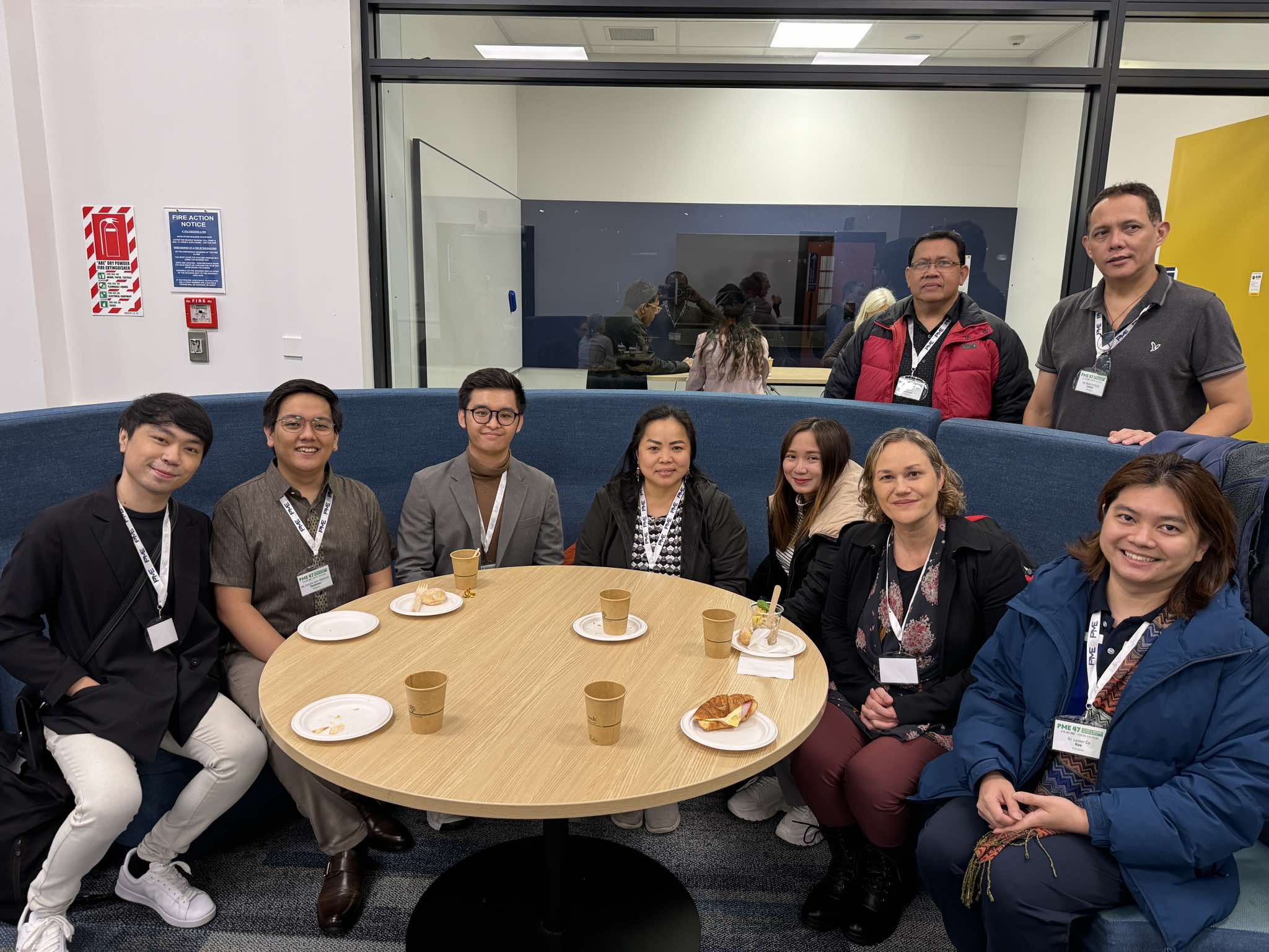 Filipino delegates with Prof Jodie Hunter