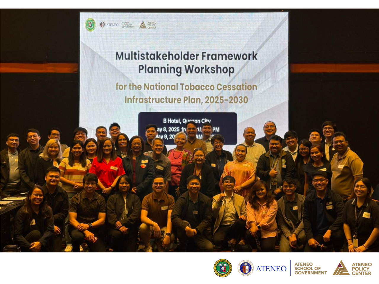 Ateneo School of Government Holds the Multistakeholder Framework Planning Workshop for the National Tobacco Cessation Infrastructure Plan, 2025-2030