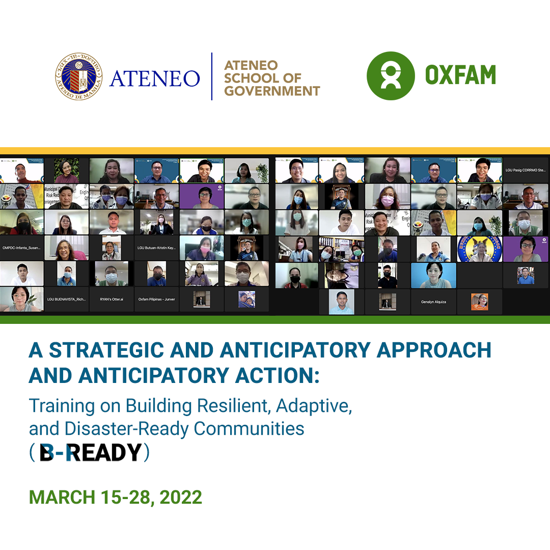 Participant-representatives of B-READY Training from LGUs in Luzon, Visayas, and Mindanao