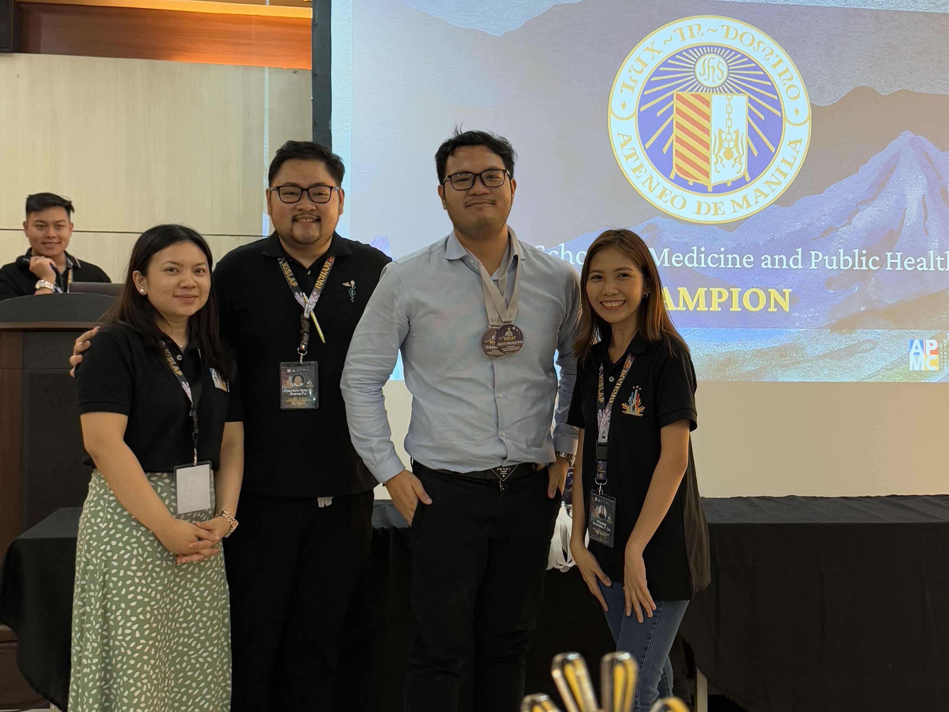 ASMPH Best Presenter Reginald Marcos