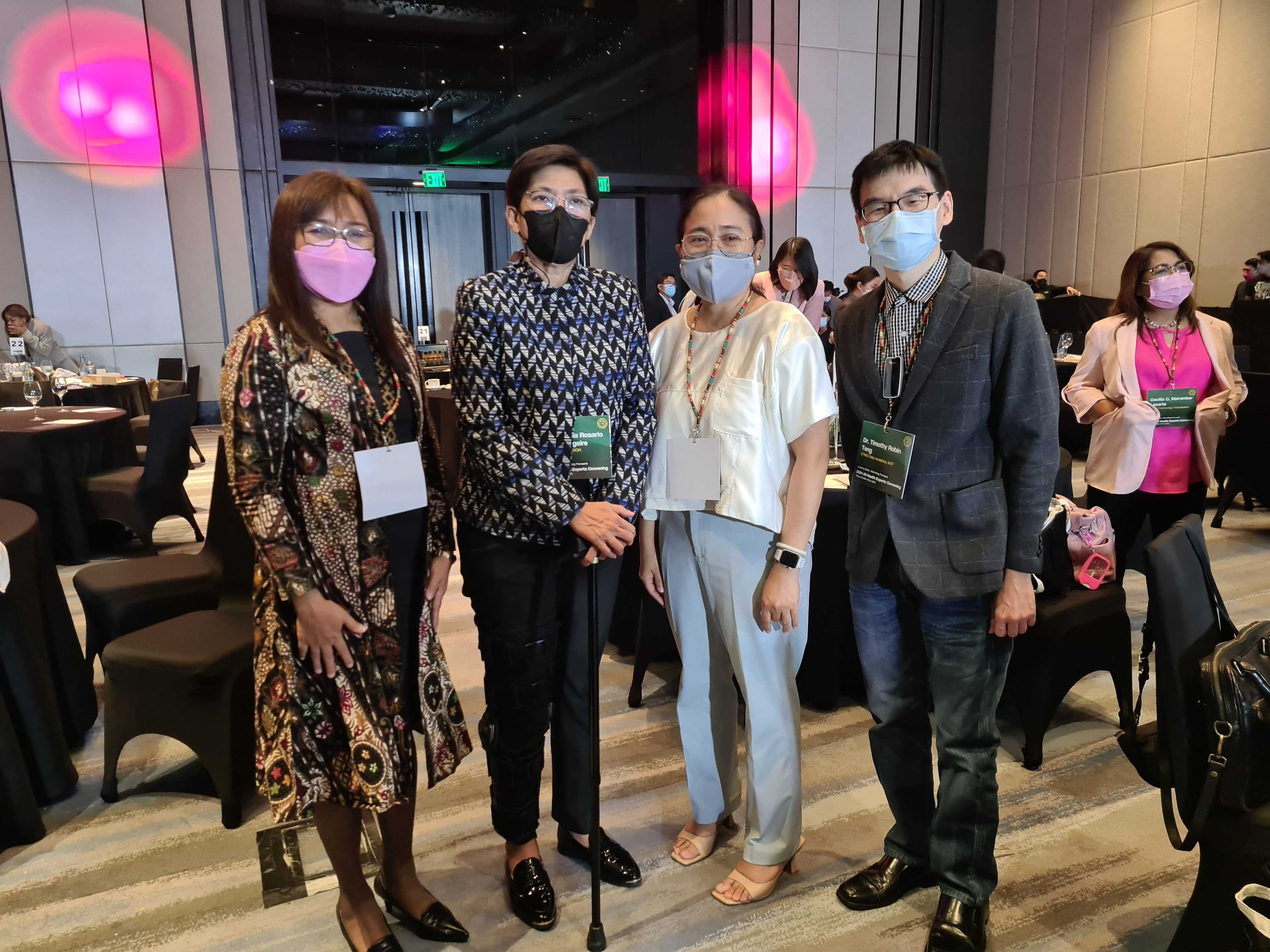 Dr. Tuprio, Usec Rosette Vergiere, Dr. Estuar, Dr. Teng