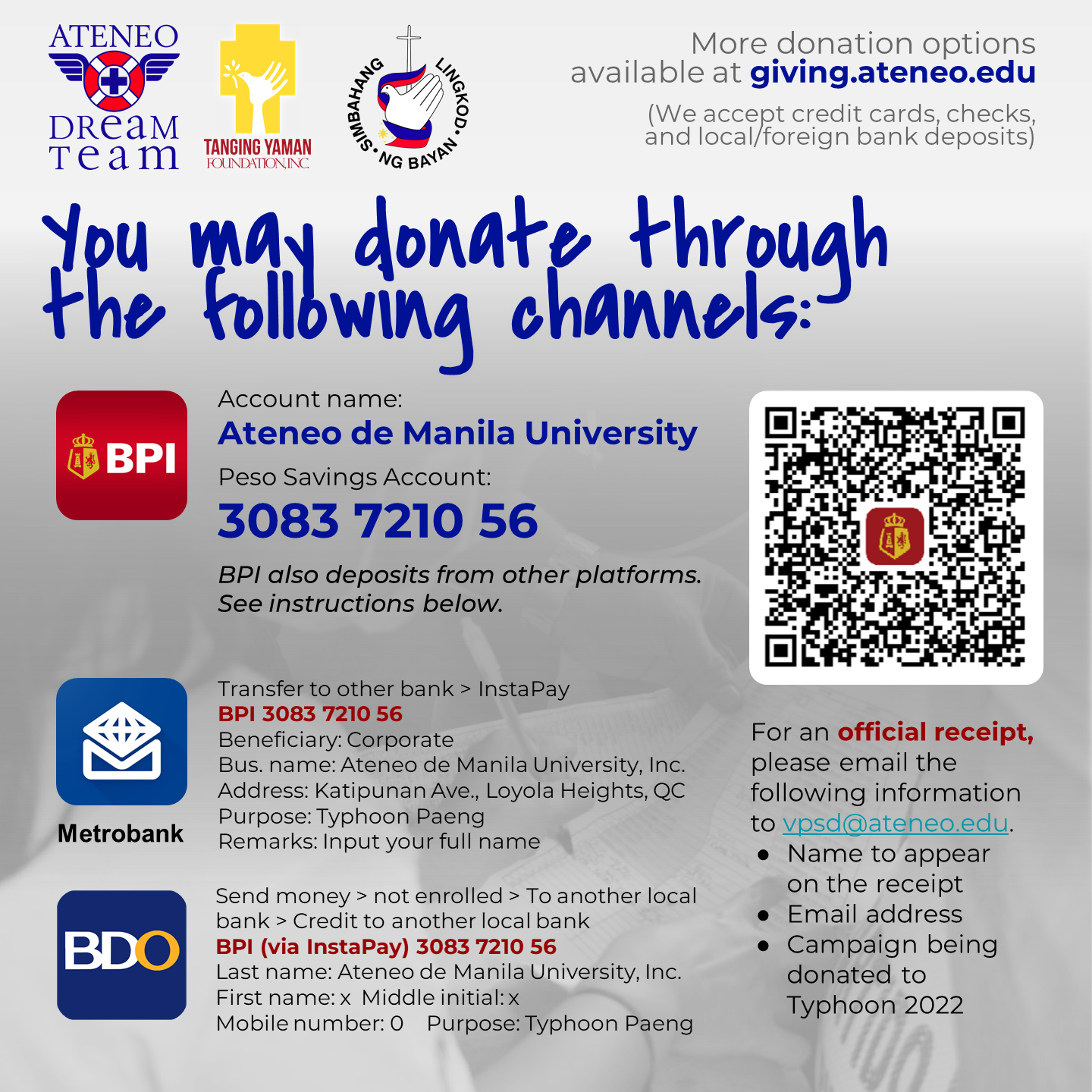 Bank Channels_Typhoon Paeng