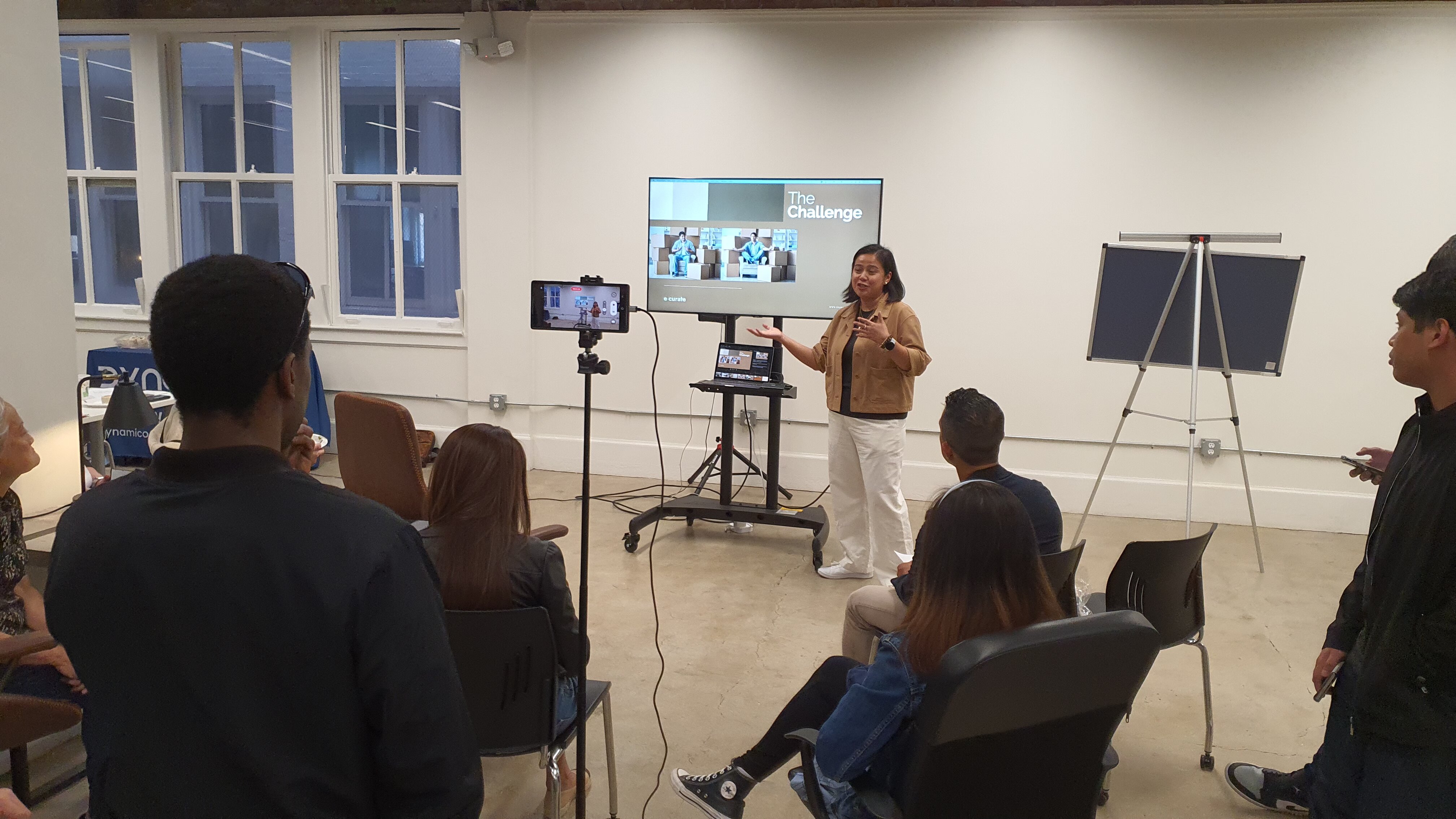 Presenting at Dynamico Space