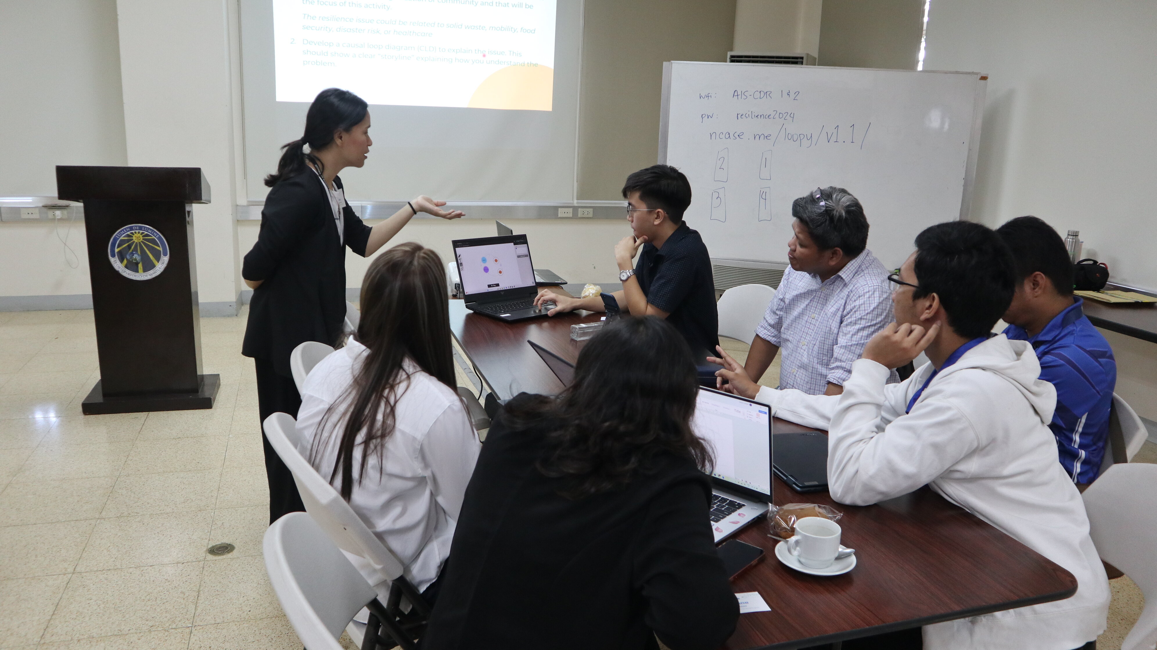 Participants in action