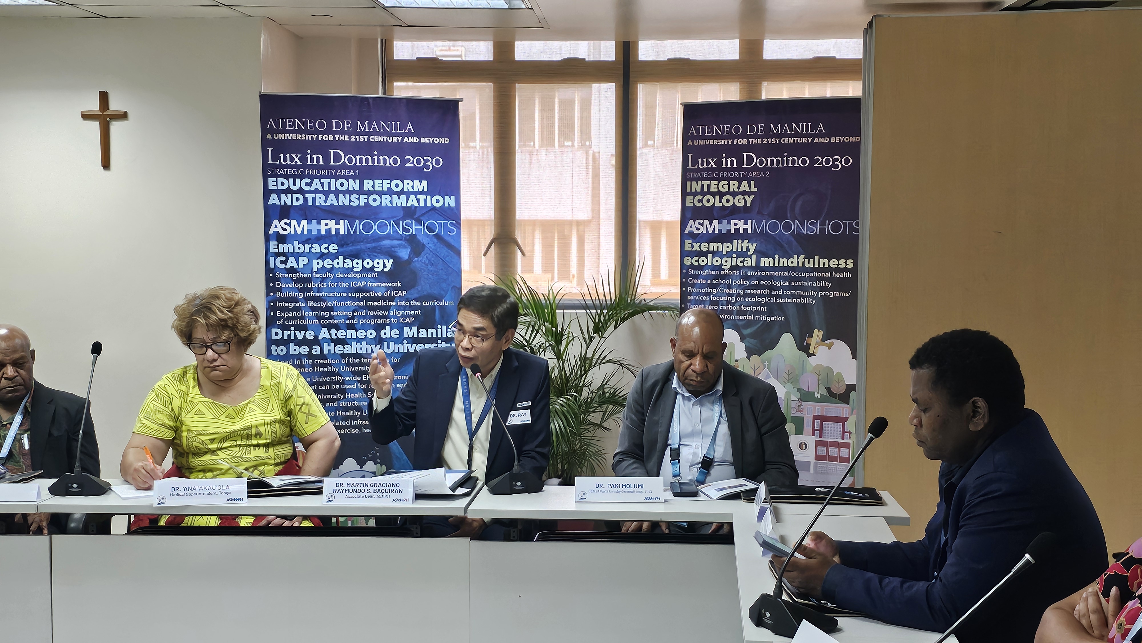 Dr Ray Baquiran at the Philippine-Pacific Health Initiative