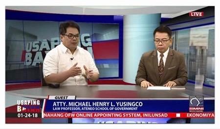 Atty. Michael Henry LL. Yusingco, LL.M