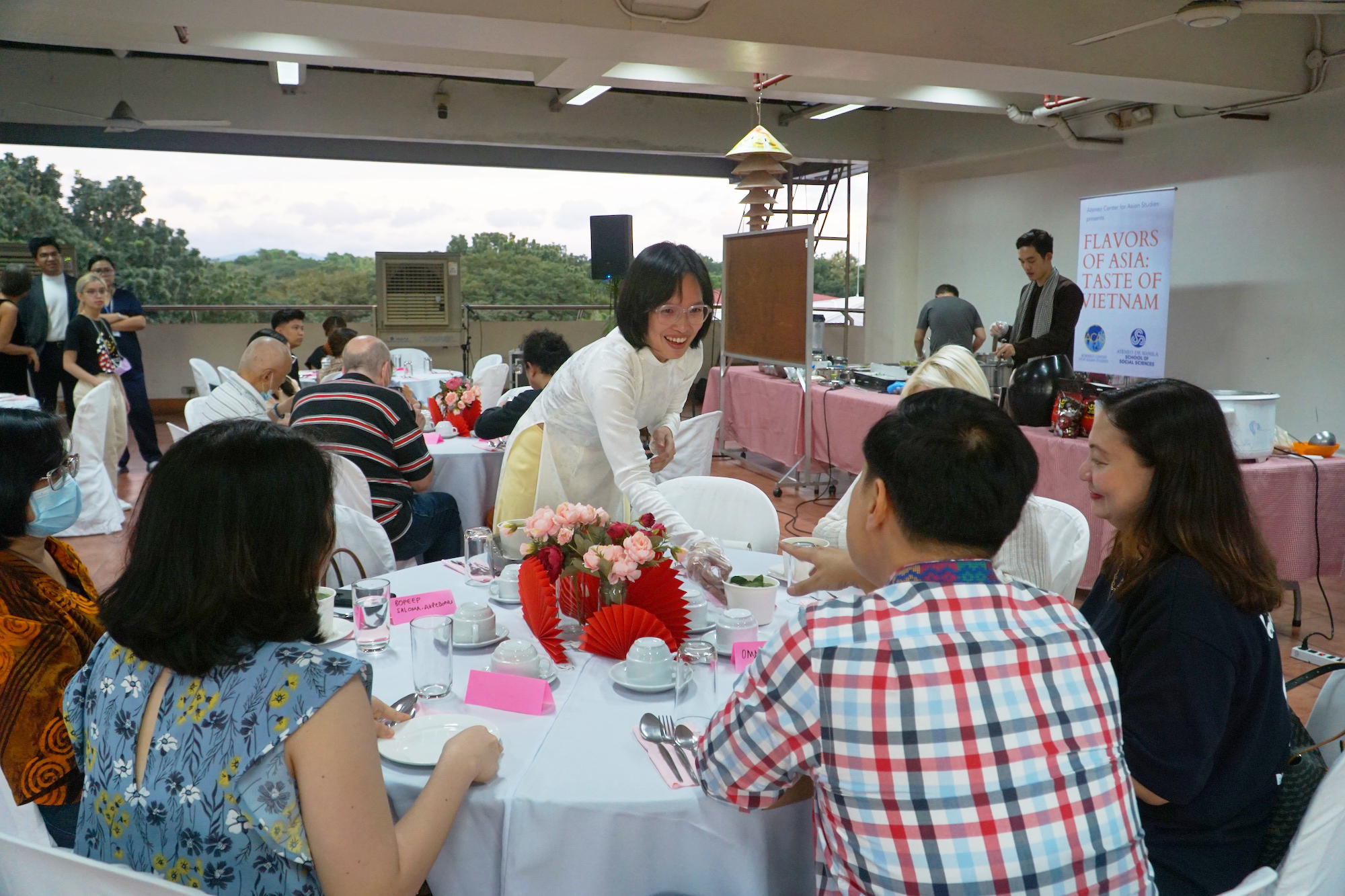 Participants of the cooking demo