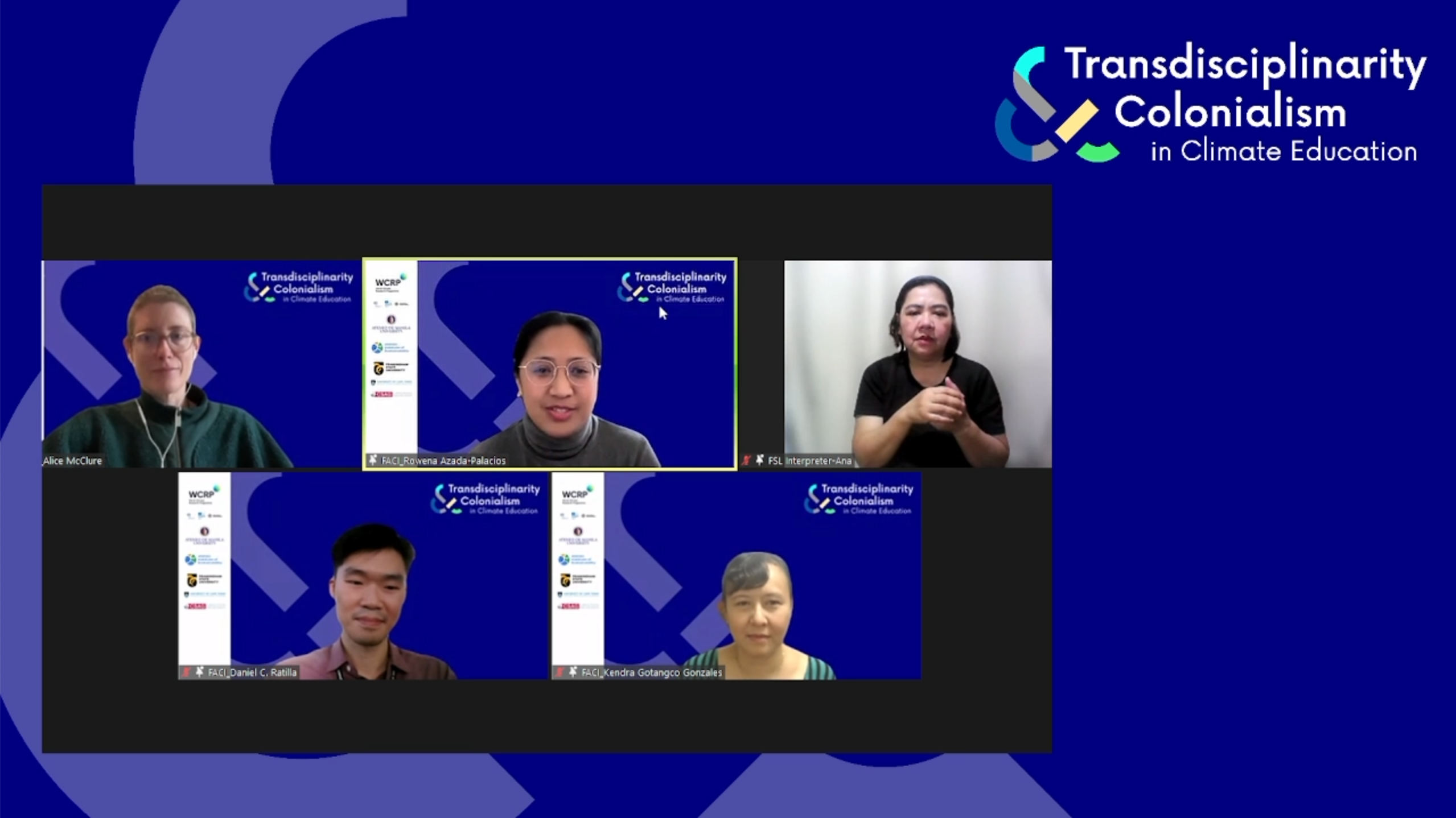 Open Forum with the speakers, moderator, and FSL interpreter