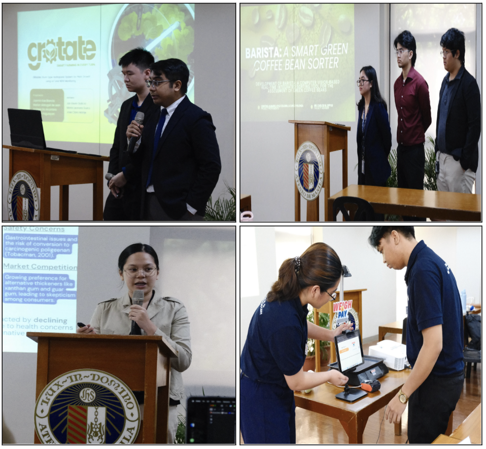 Image: Finalists showcasing their innovative technologies during the presentation.