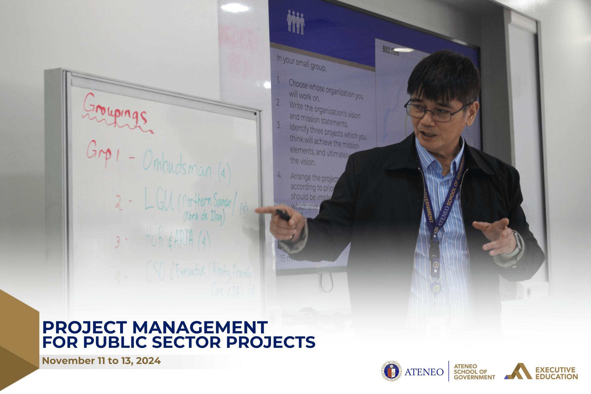 ASoG Executive Education Program Concludes Training on  Project Management for Public Sector Projects