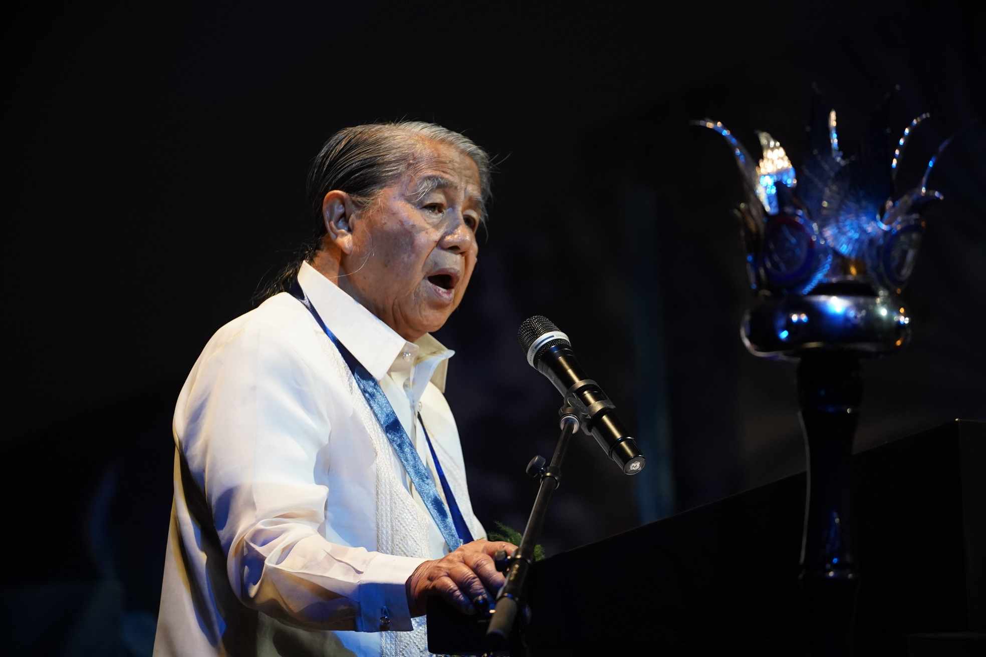 Atty Koronado Apuzen delivers his response