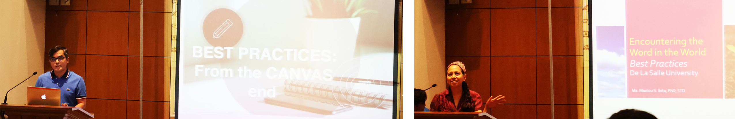 Presentations by Dr. Willard Macaraan and Dr. Marilou Ibita for DLSU