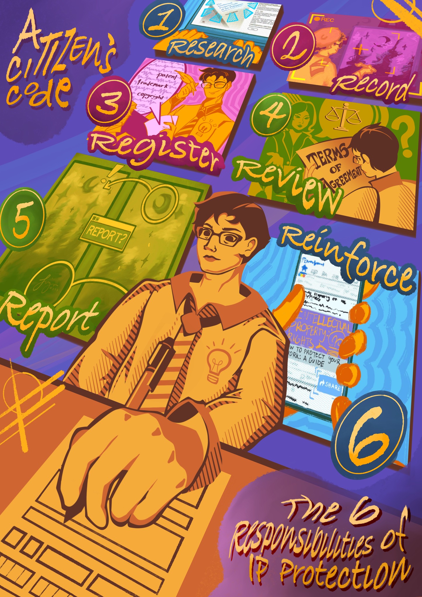 Image: Winning poster of Team Ateneo in The AD category