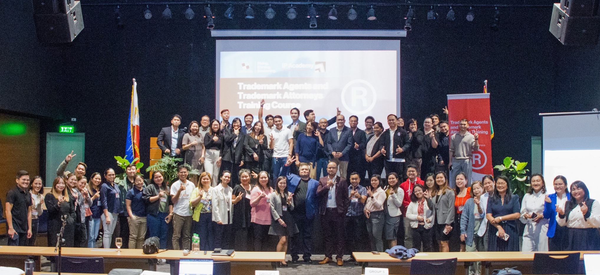 Image: Participants in Trademark Agents and Trademark Attorneys Training Course, photo grabbed from the official Facebook page of IP Academy