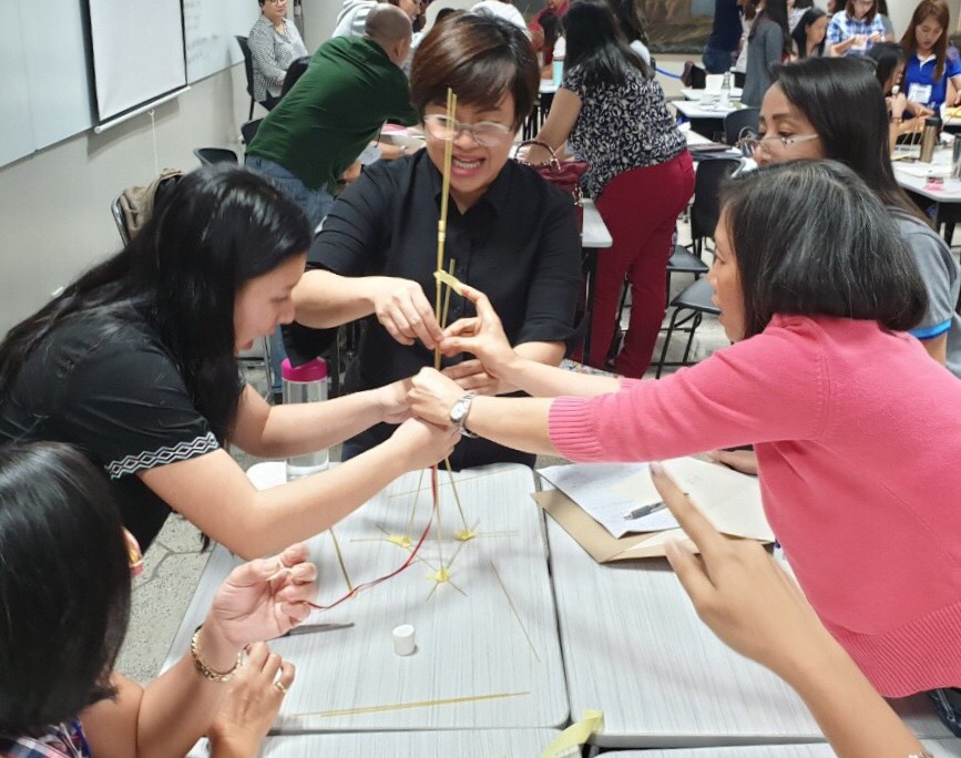 Group activity in a Turo Guro workshop on 21st Century Skills (photo taken pre-pandemic)