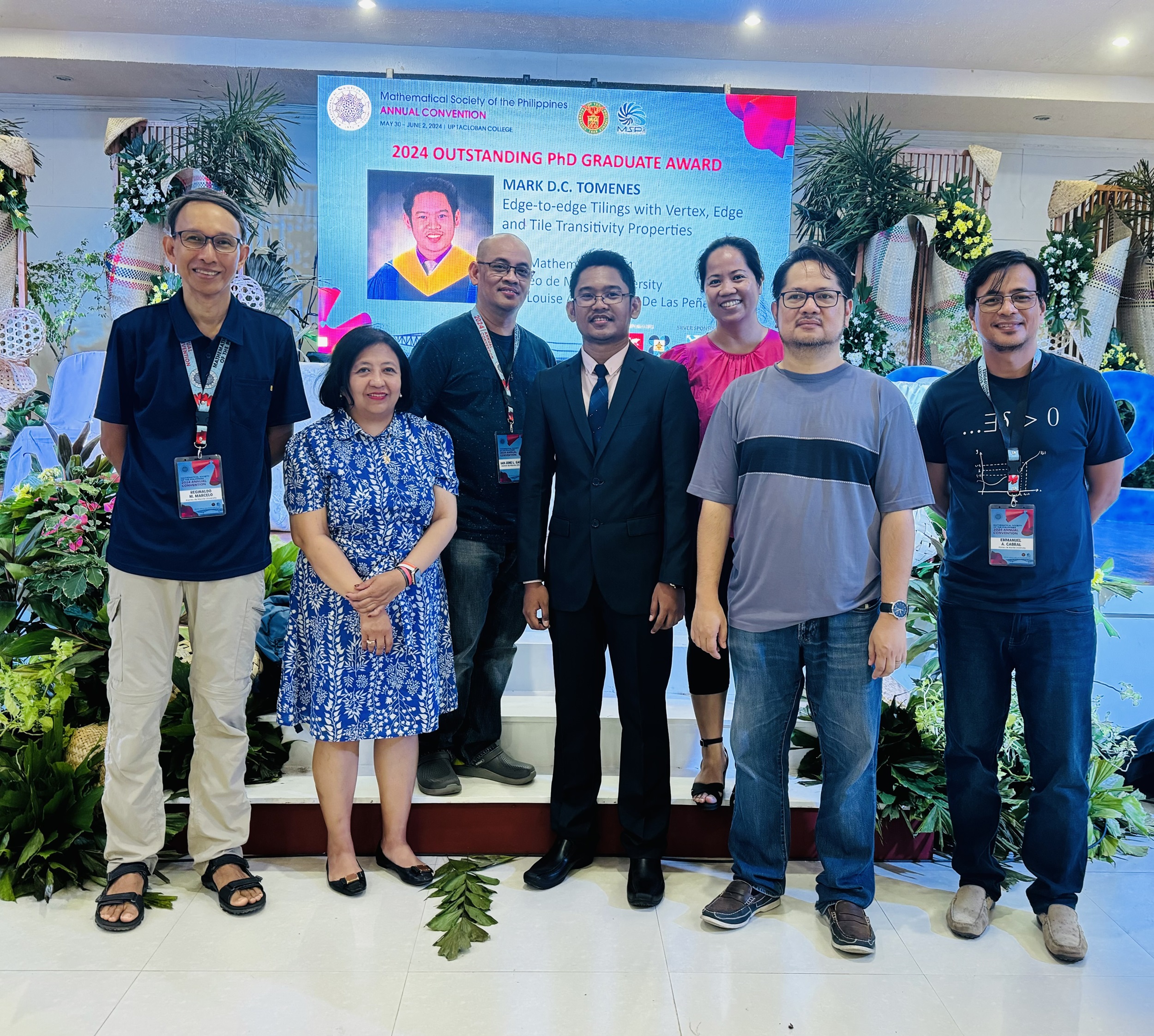 Tomenes and Math Dept