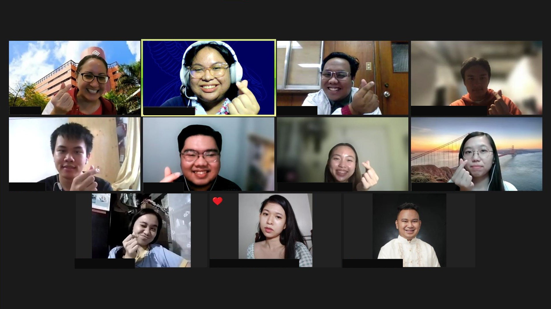 A screenshot from the Hong Kong Poly U and Pathways cultural exchange held over Zoom.