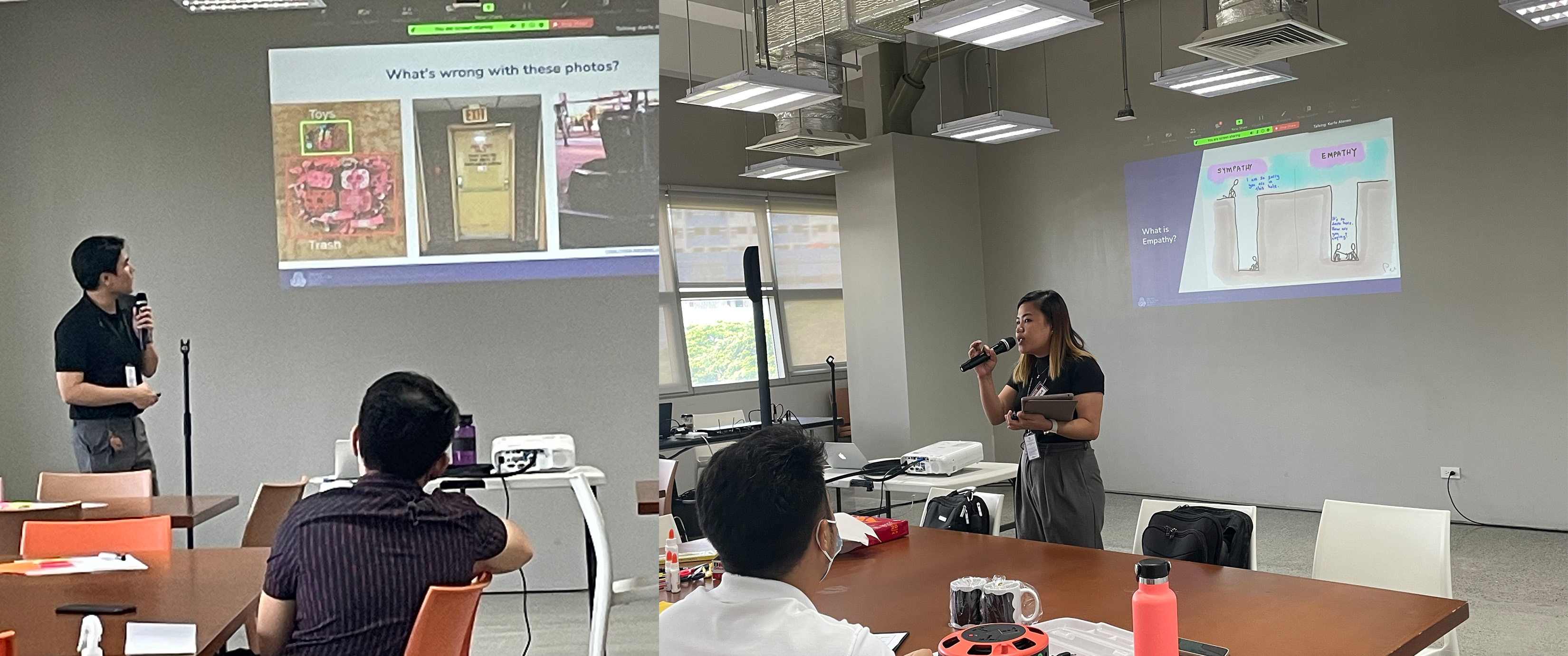 Design Thinking Trainers: Mr Chaves and Ms Alcaparas