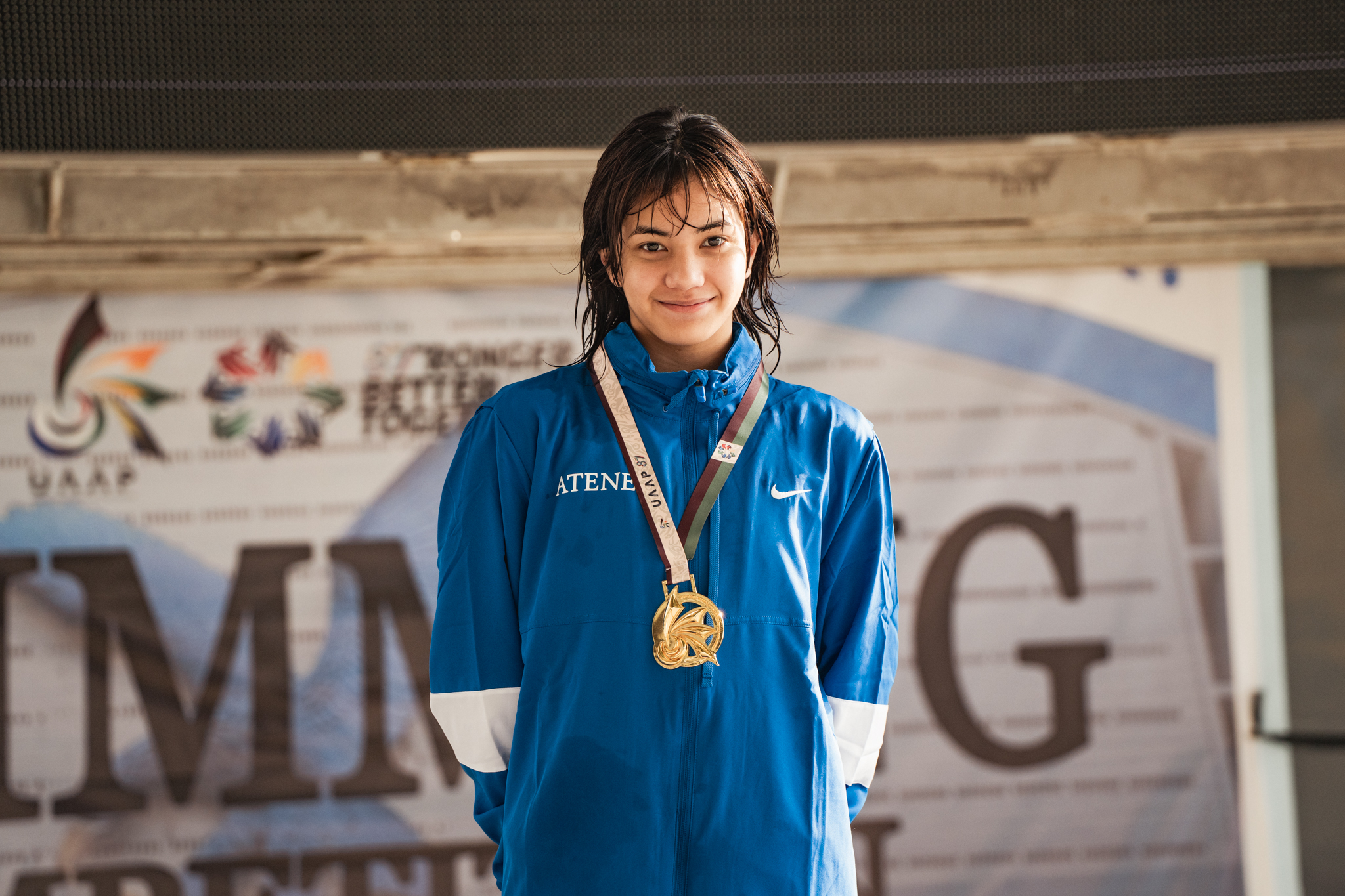 Marga Amoguis' medal haul at UAAP Season 87 was one gold, three silvers, and one bronze.