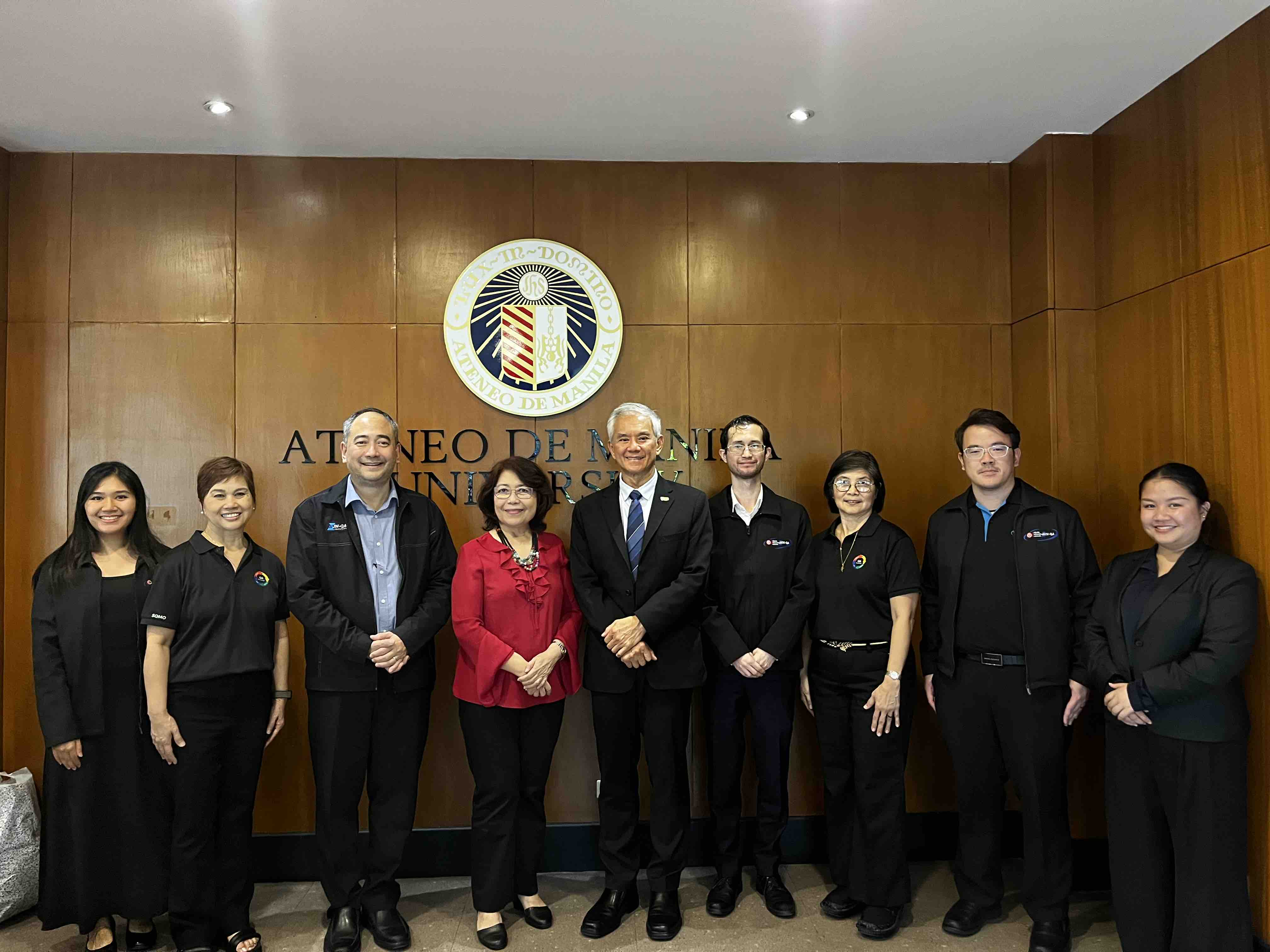 AUN-QA with Fr. Bobby and Dr Vilches