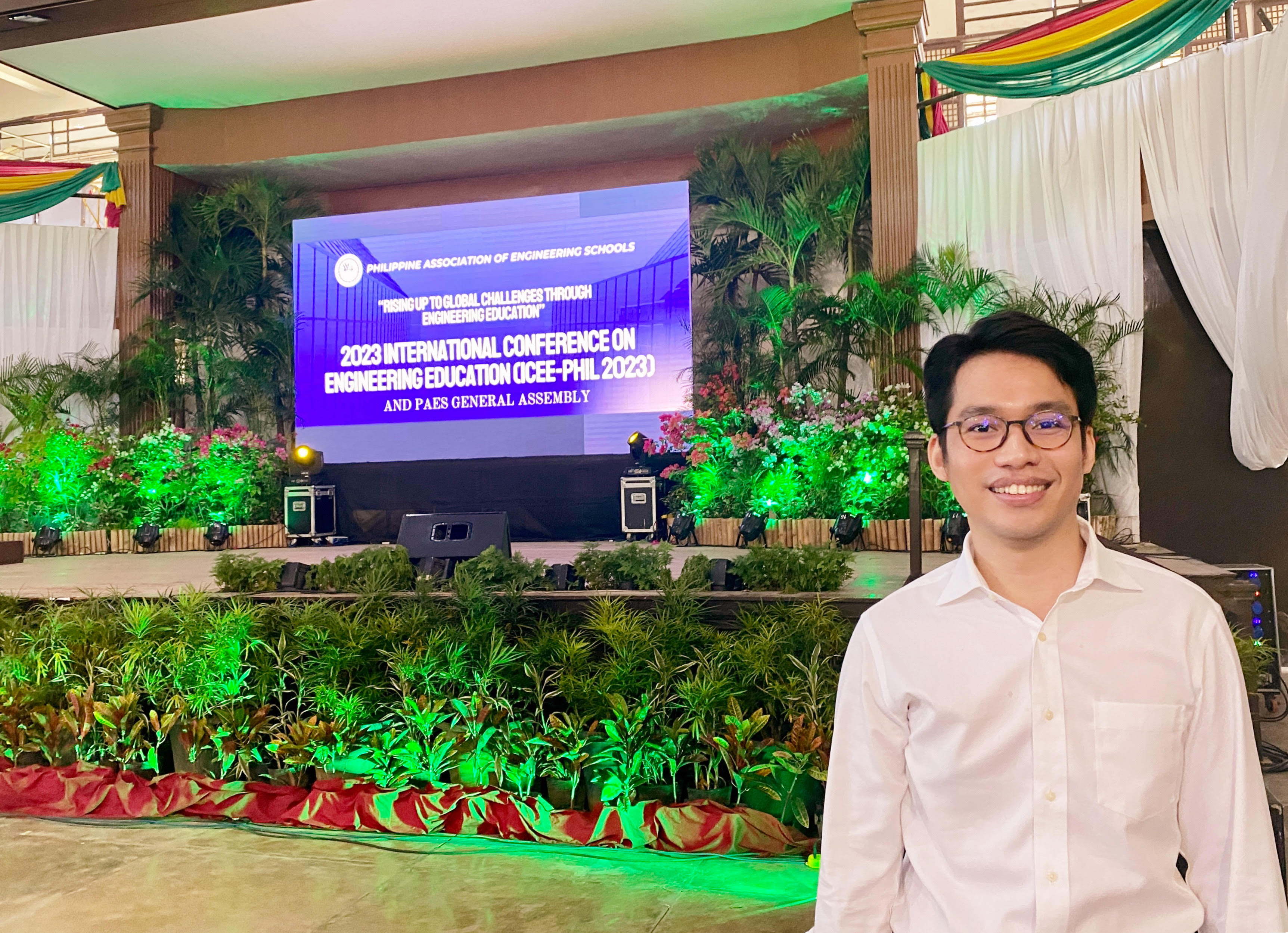 Dr. Robert Alfie S. Pena, Asst. Professor in the ECCE Department and Finalist in the PAES Teaching Excellence Awards 2023 (Junior Category).