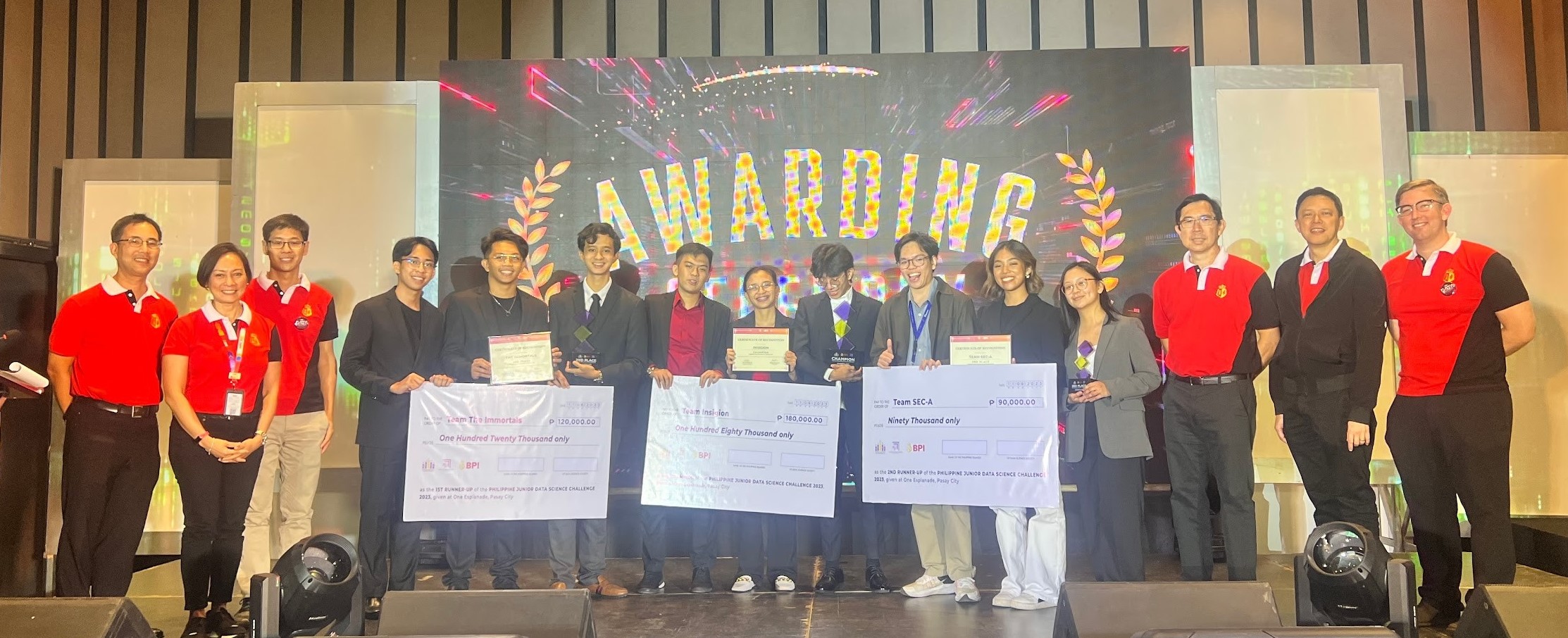 Winning teams in PJDSC