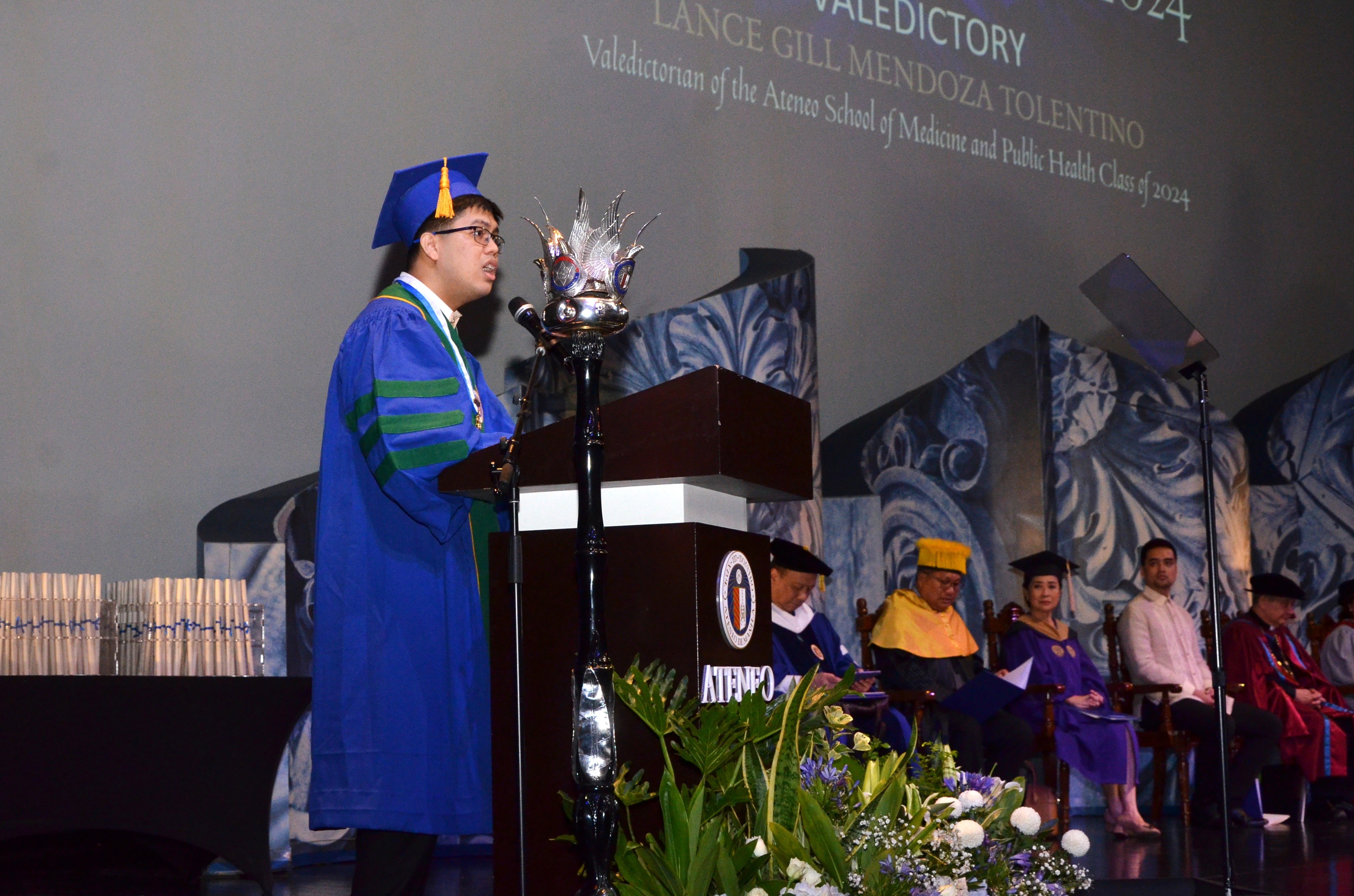 ASMPH Valedictorian Lance Tolentino